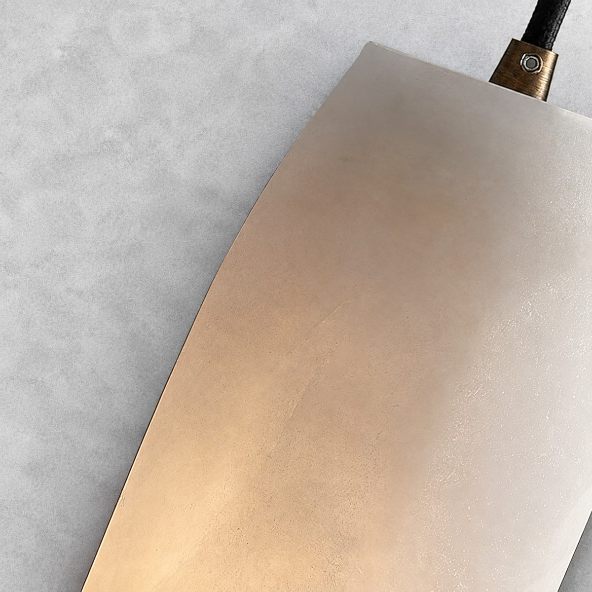 Alabaster Flute Pendant Light
