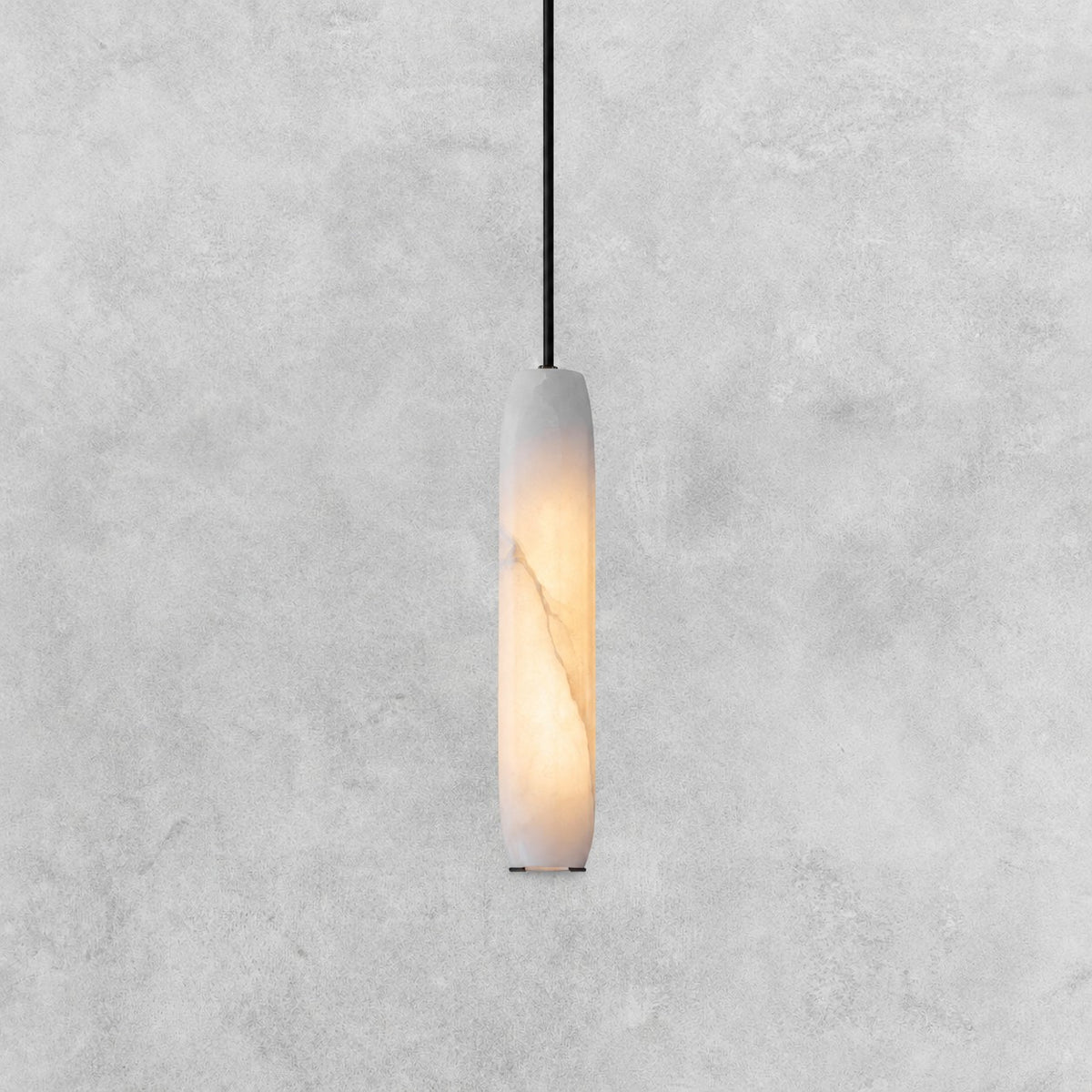 Alabaster Flute Pendant Light
