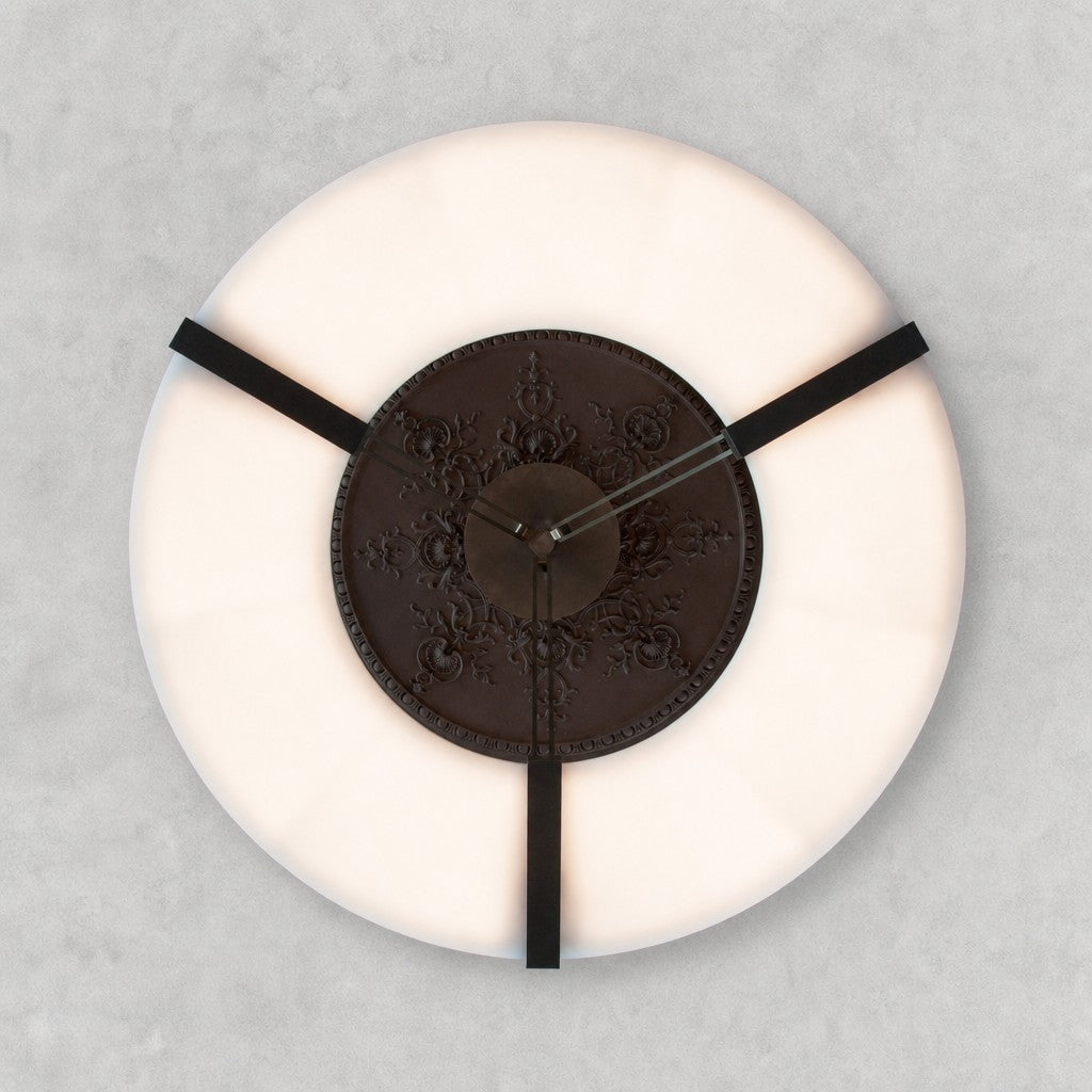 Alabaster Halo Pendant Light – Black & White LED Chandelier