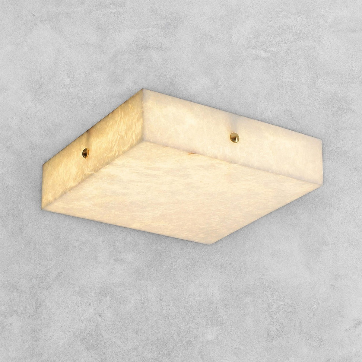 Alabaster Square Flushmount