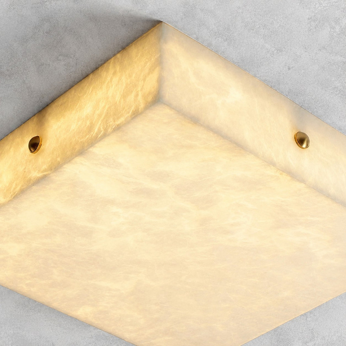 Alabaster Square Flushmount