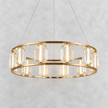 Arcus Contemporary Crystal Chandelier