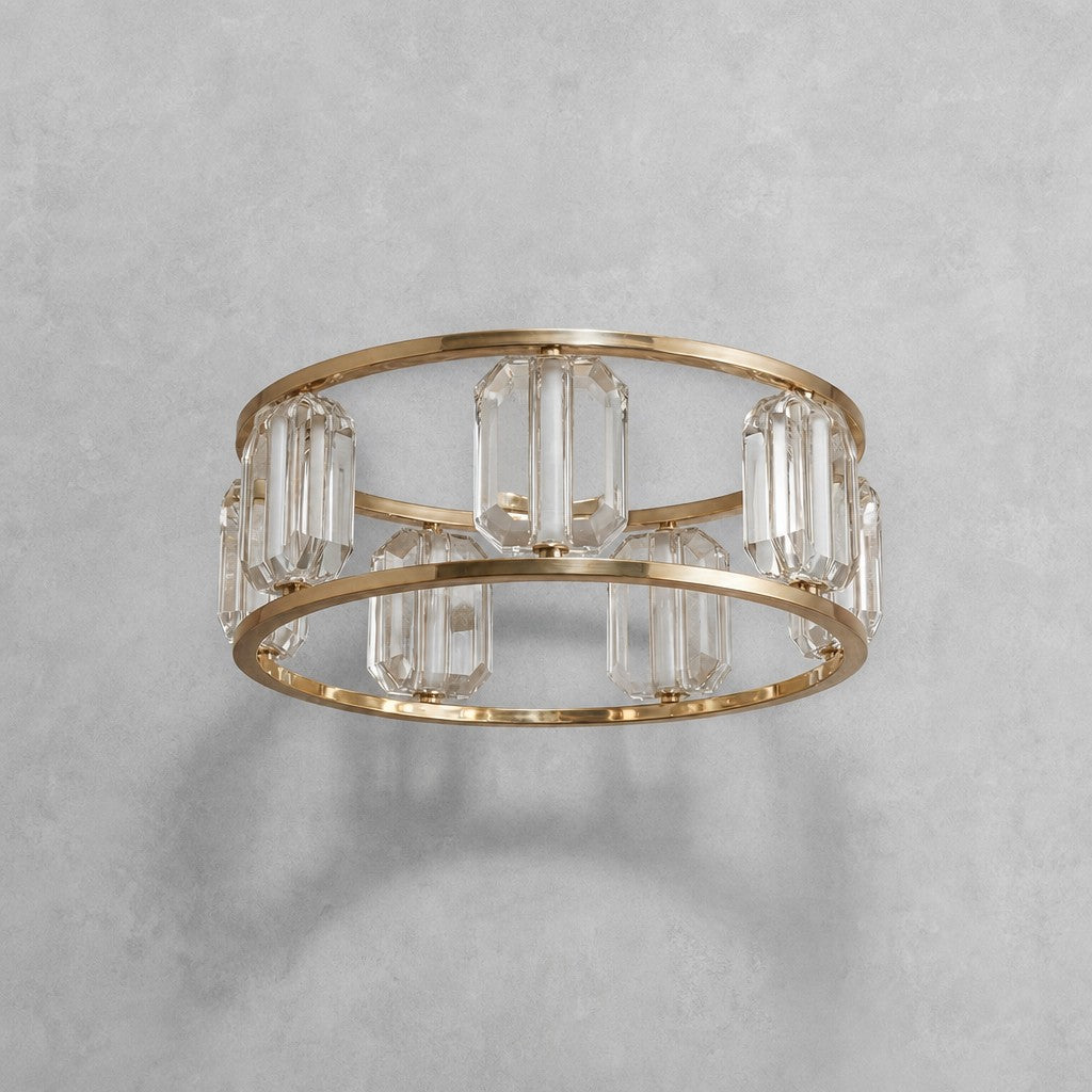 Arcus Contemporary Crystal Chandelier