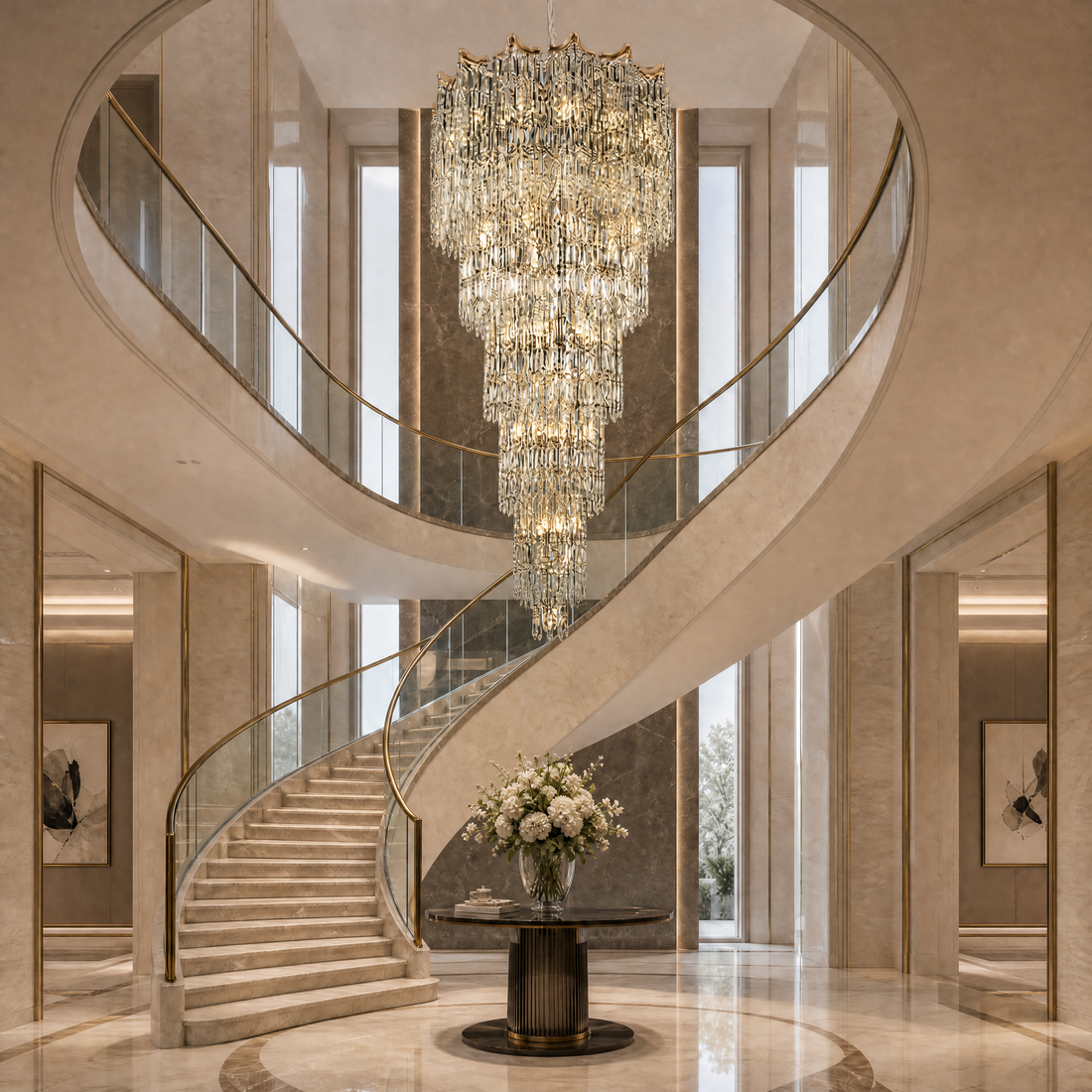 Aria Crystal Chandelier — product photo