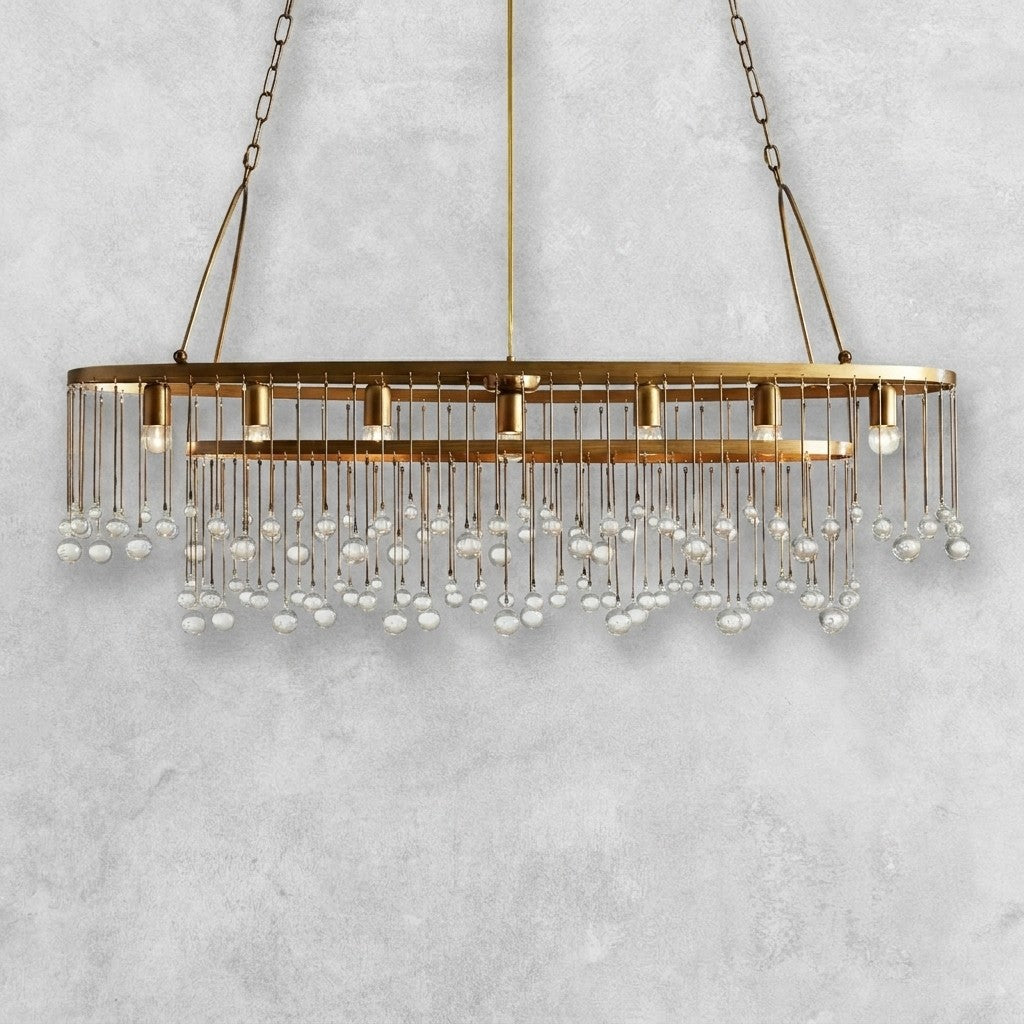 Aubrey 7 Light Oval Chandelier