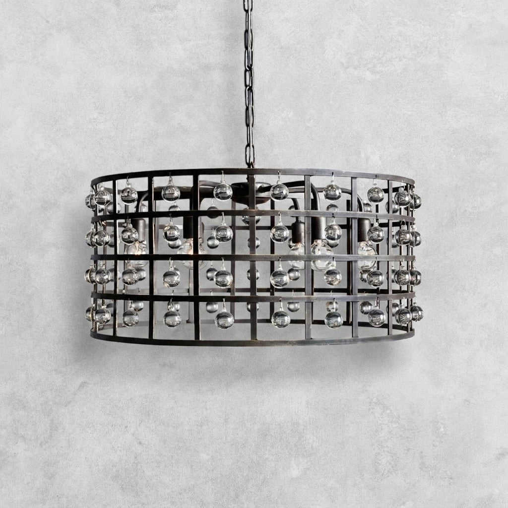 Aubrey Round Chandelier 6/8/12 Light