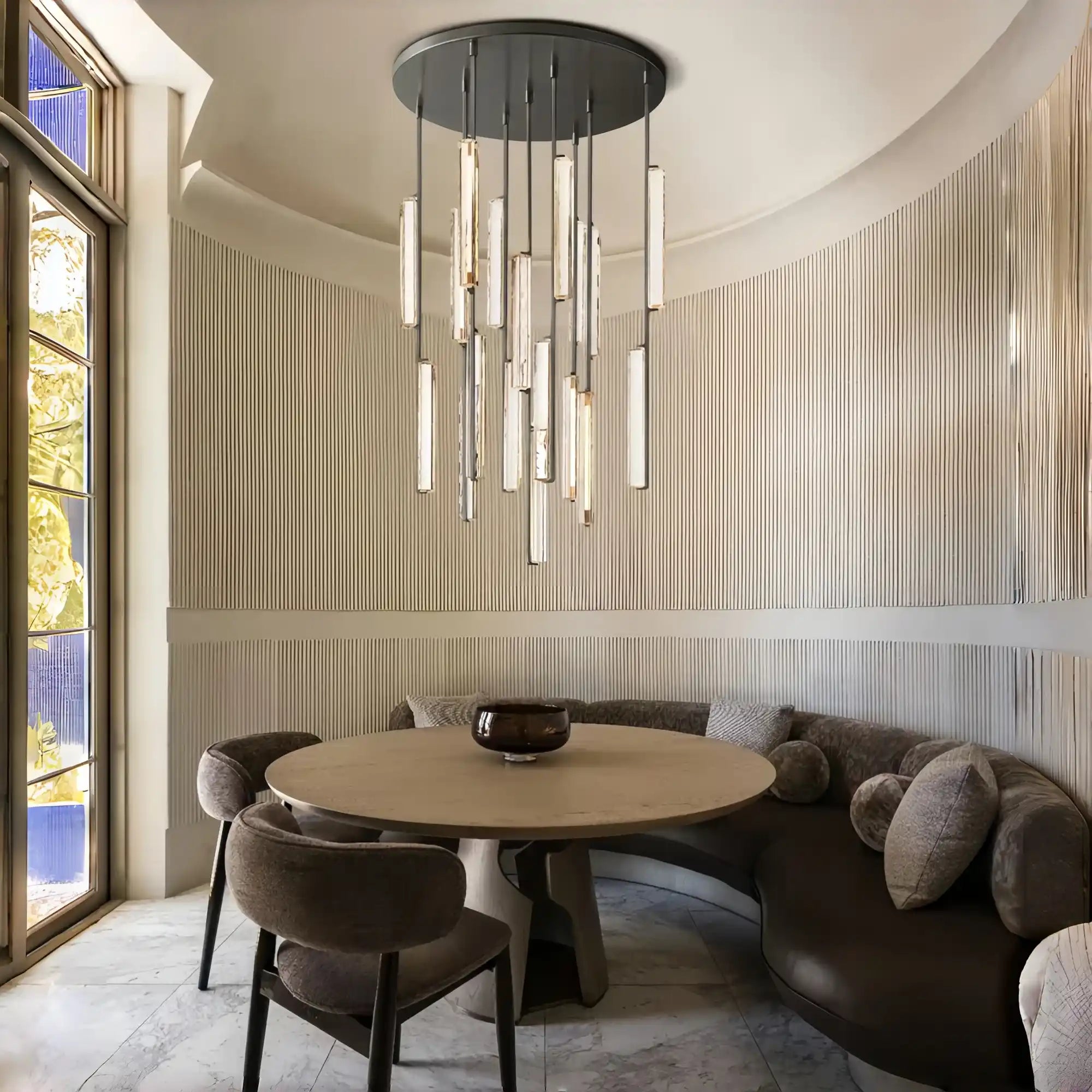 Milano Crystal Round Chandelier 24‘’ 40‘’ 56‘’