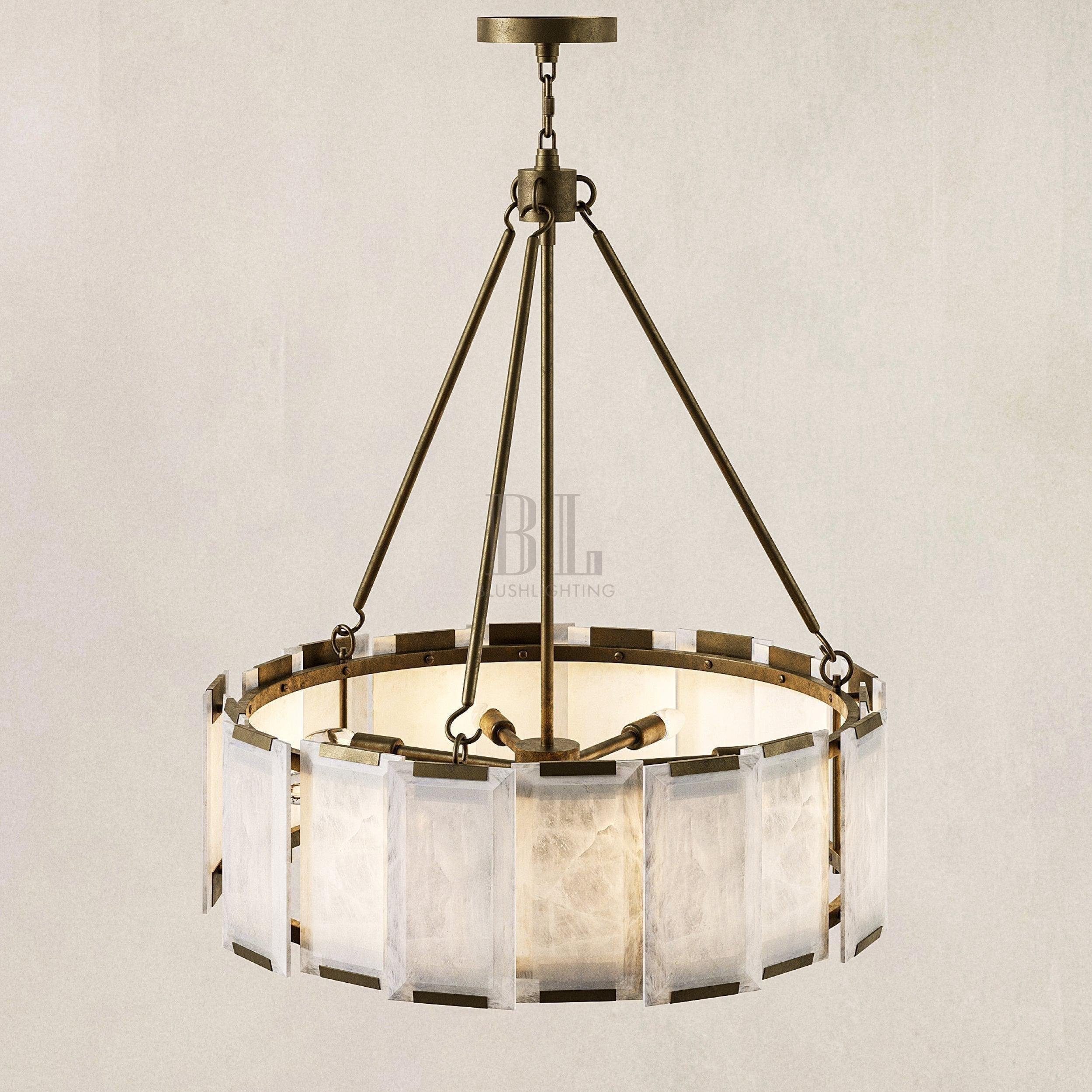 AZZURRA Alabaster CHANDELIER - Trivellolab