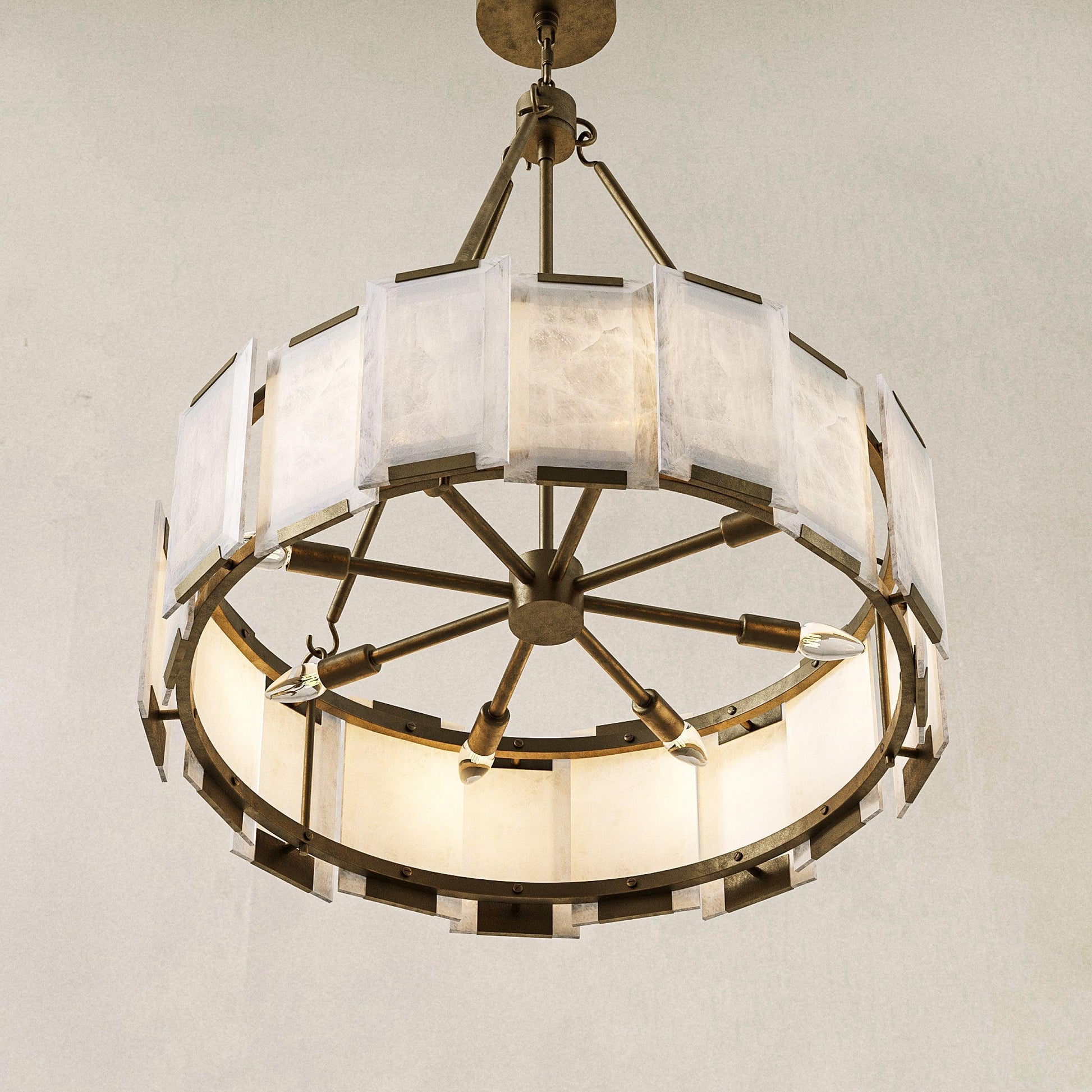 AZZURRA Alabaster CHANDELIER - Trivellolab