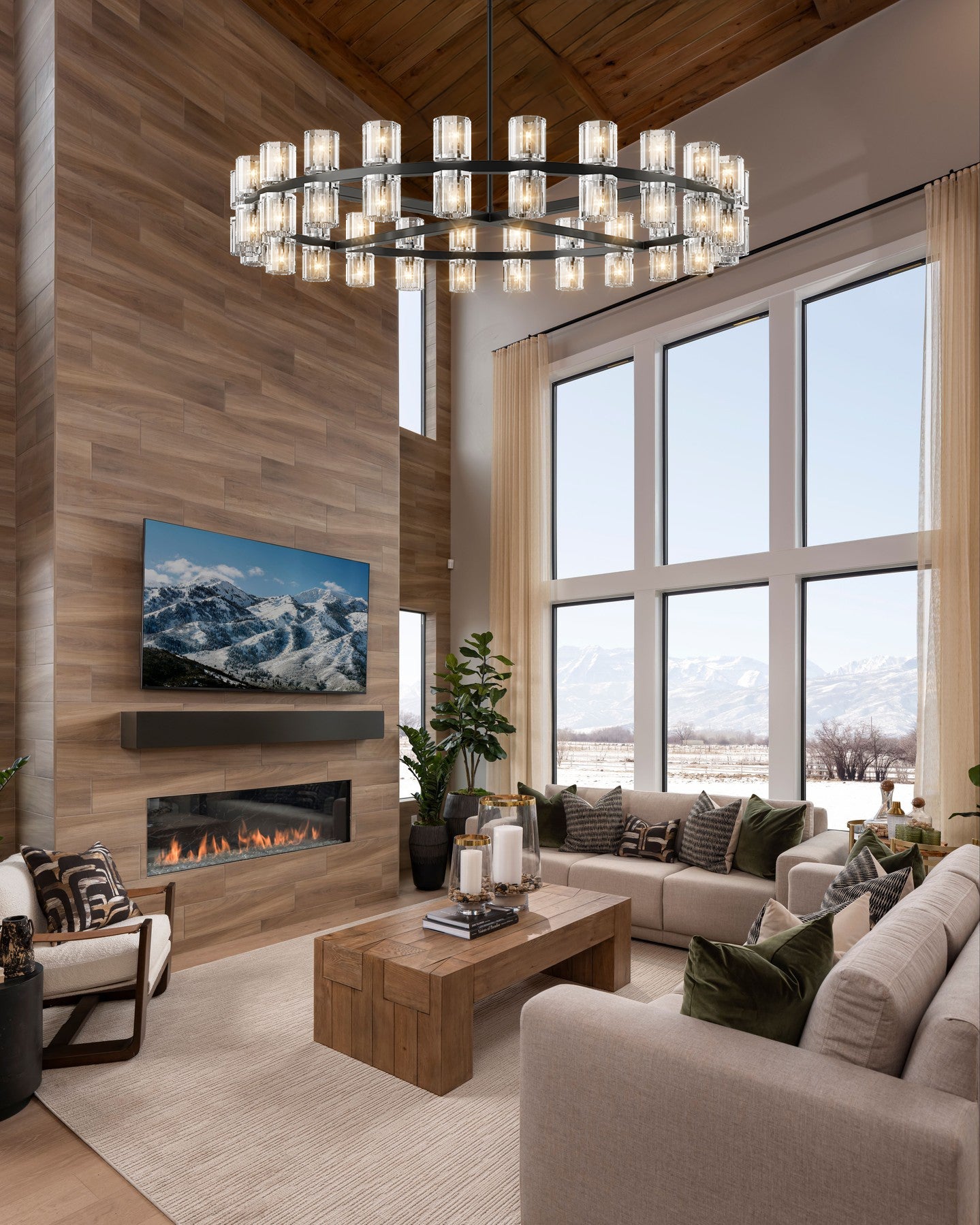 Arcachoe Led Round Chandelier