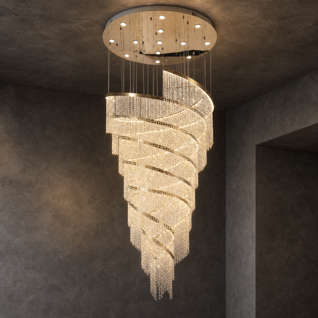 Bacca Crystal Chandelier — product photo