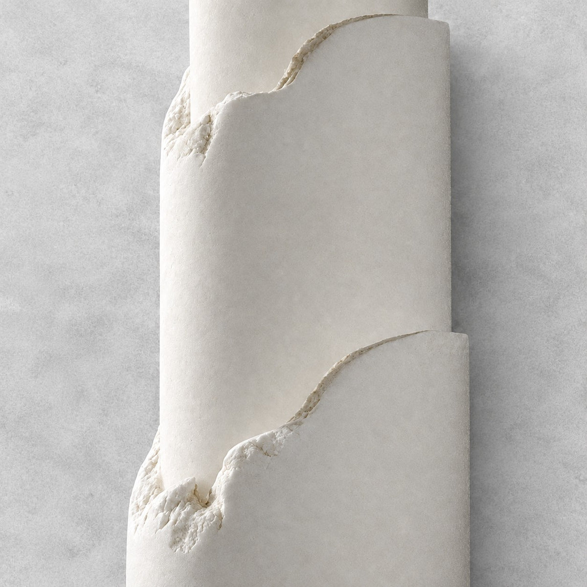 Layered Alabaster Organic Modern Stravelle  Wall Sconce