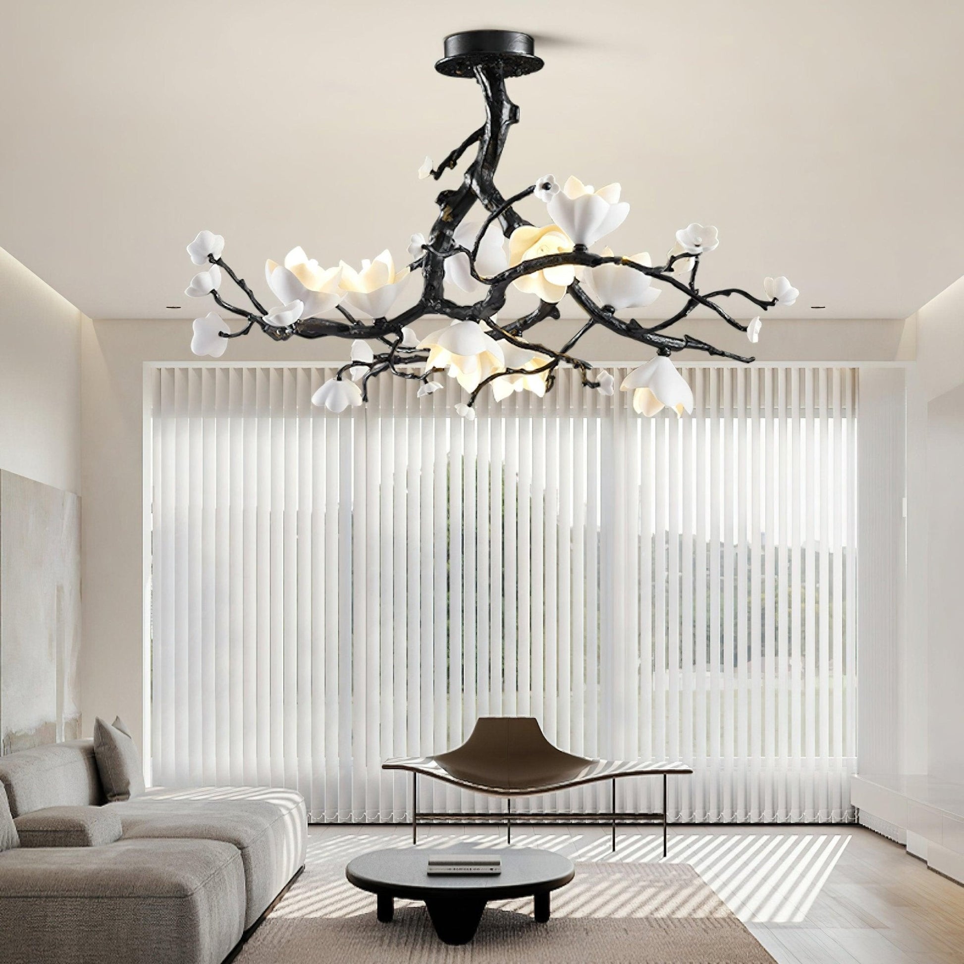 Black Branch Copper Tree Chandelier - ∅ 31.5″ x H 17.7″ / Dia 80cm x H 45cmDark CopperTrivellolab