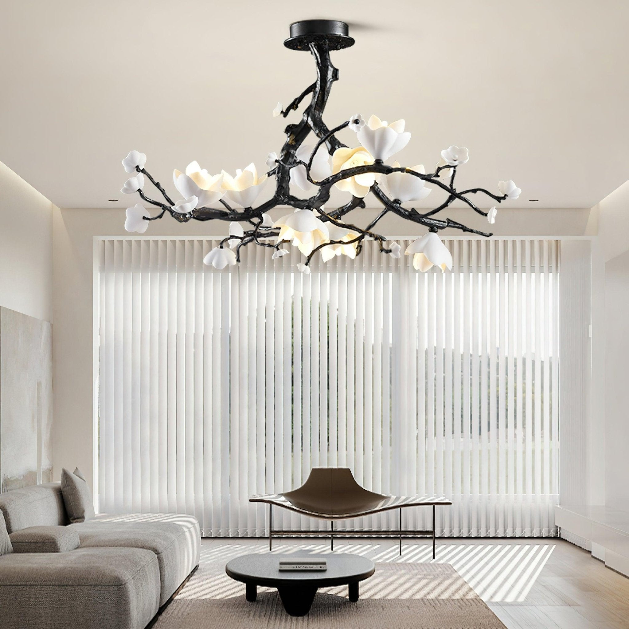 Black Branch Copper Tree Chandelier - ∅ 31.5″ x H 17.7″ / Dia 80cm x H 45cmDark CopperTrivellolab