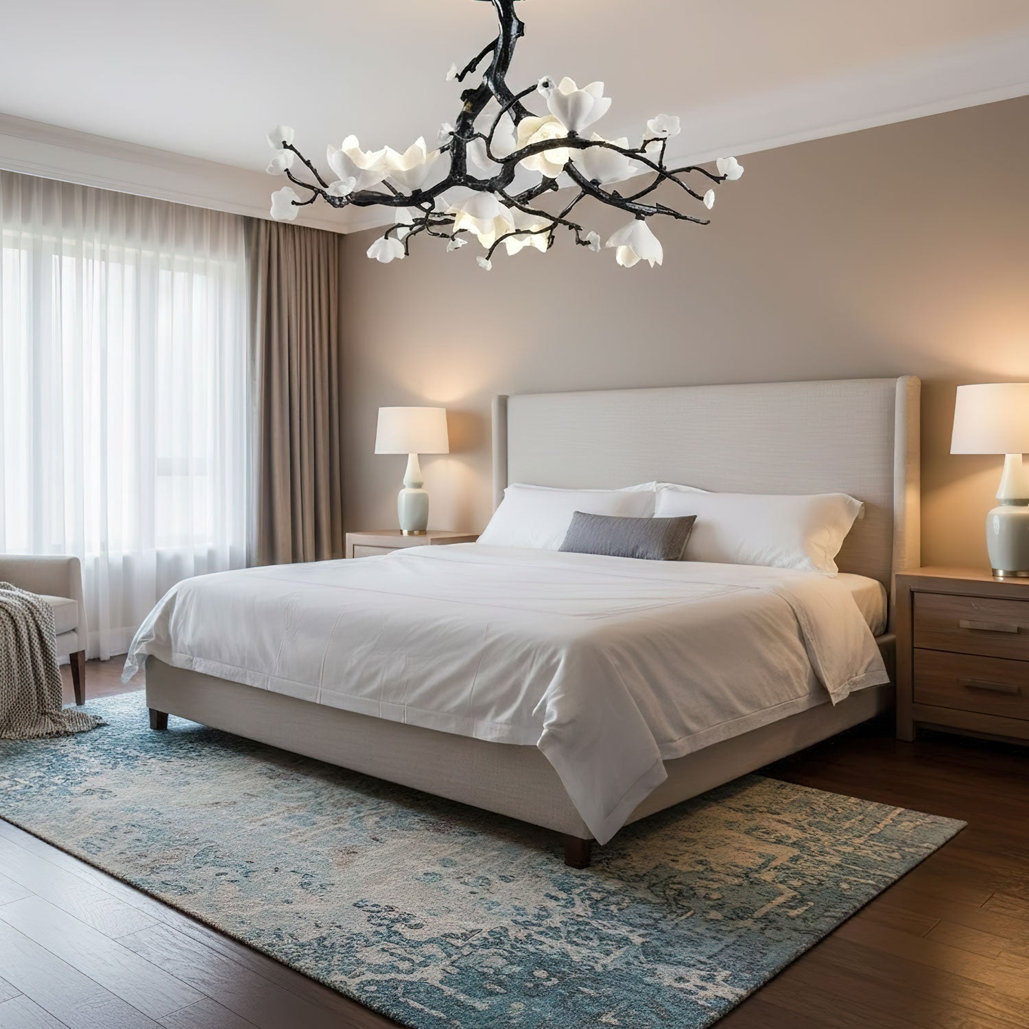 Black Branch Copper Tree Chandelier - ∅ 31.5″ x H 17.7″ / Dia 80cm x H 45cmDark CopperTrivellolab