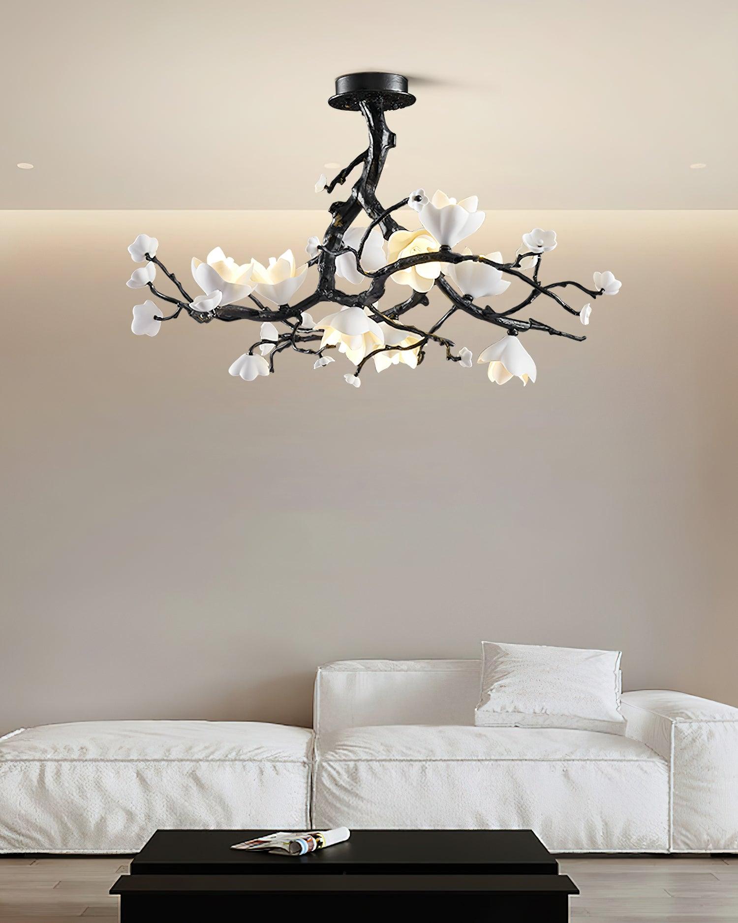 Black Branch Copper Tree Chandelier - ∅ 31.5″ x H 17.7″ / Dia 80cm x H 45cmDark CopperTrivellolab