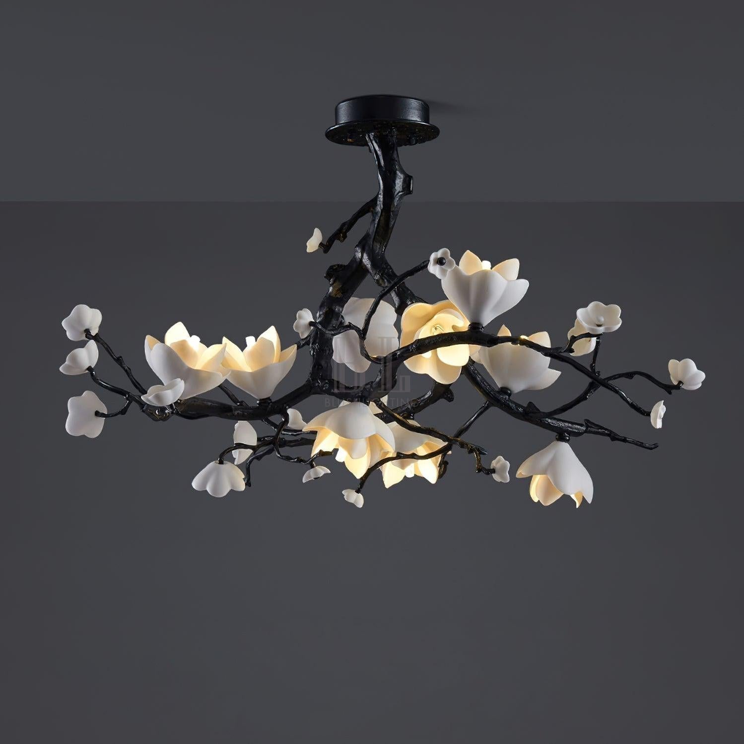 Black Branch Copper Tree Chandelier - ∅ 31.5″ x H 17.7″ / Dia 80cm x H 45cmDark CopperTrivellolab
