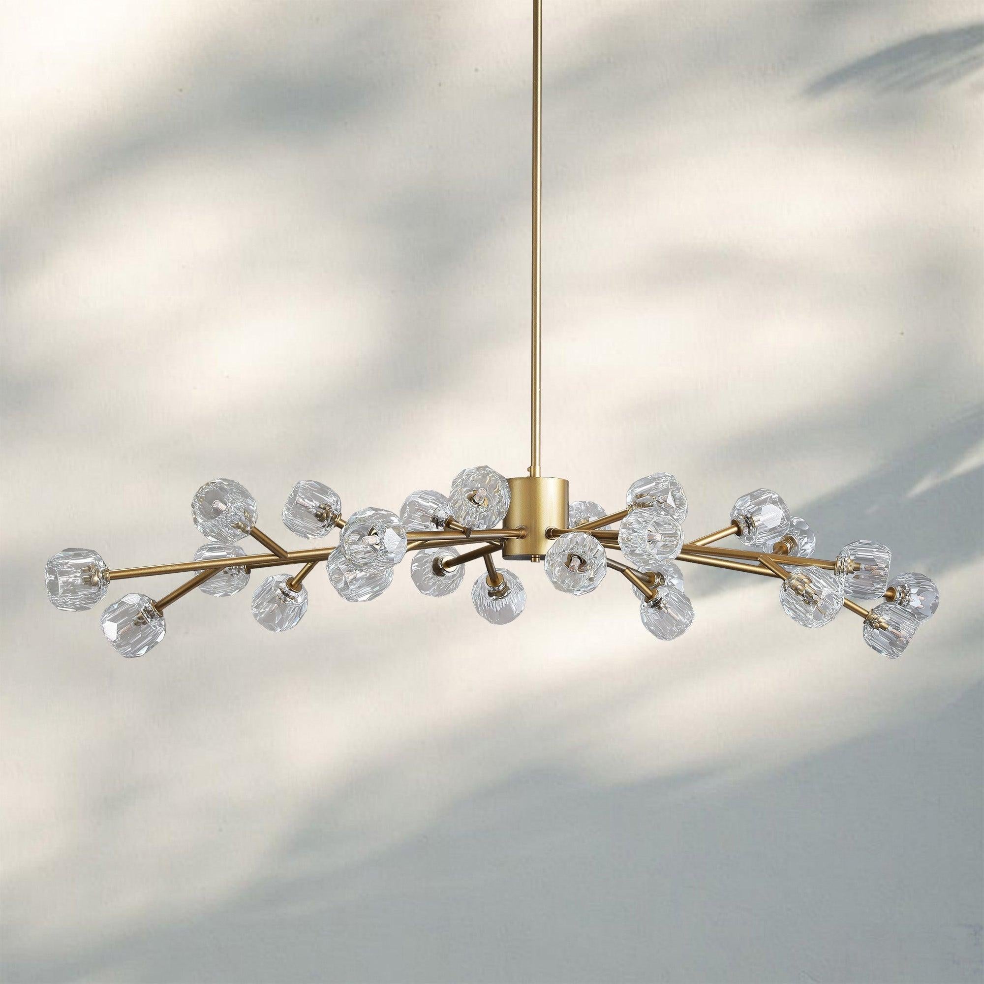 Bouble De Crystal Round Chandelier-