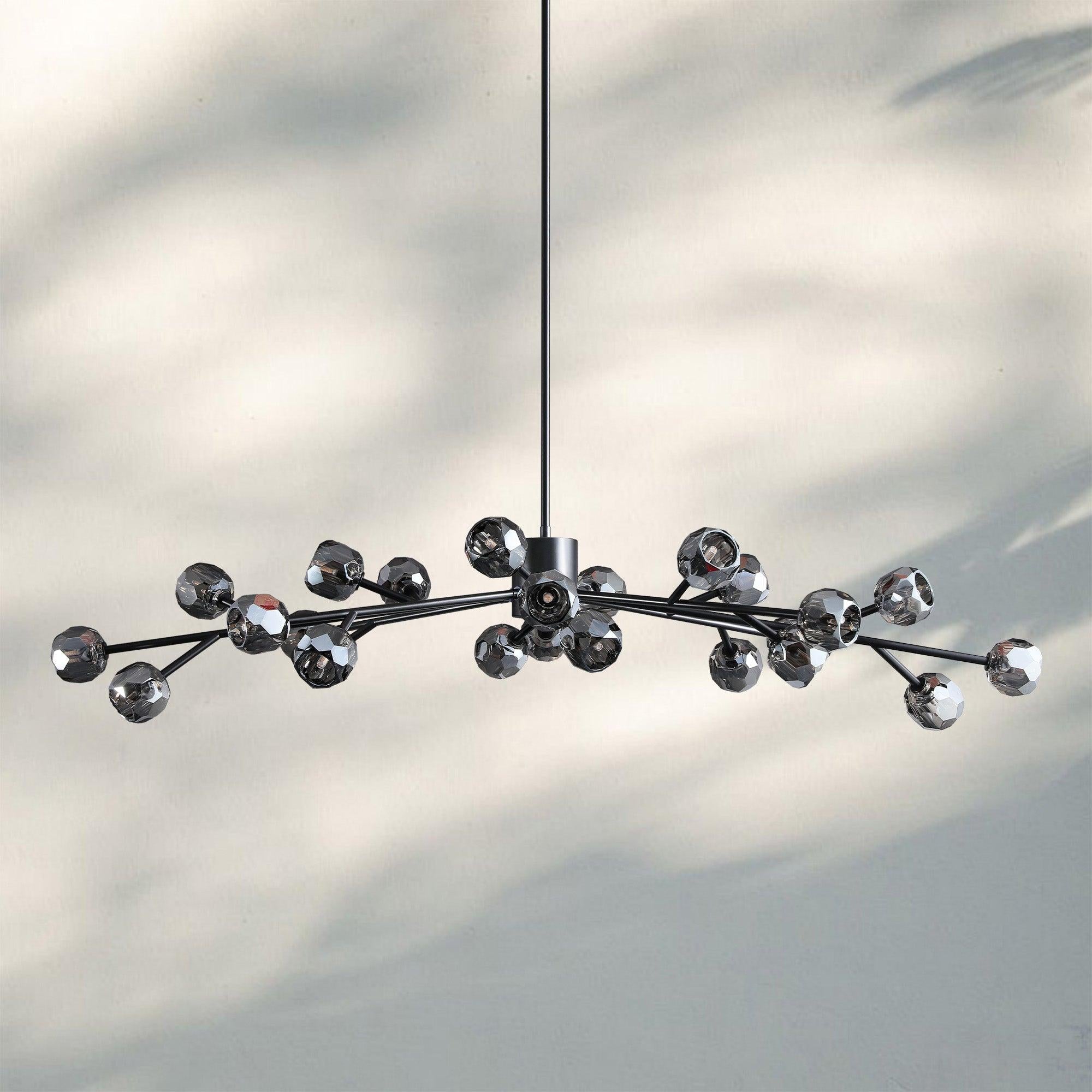 Bouble De Crystal Round Chandelier-