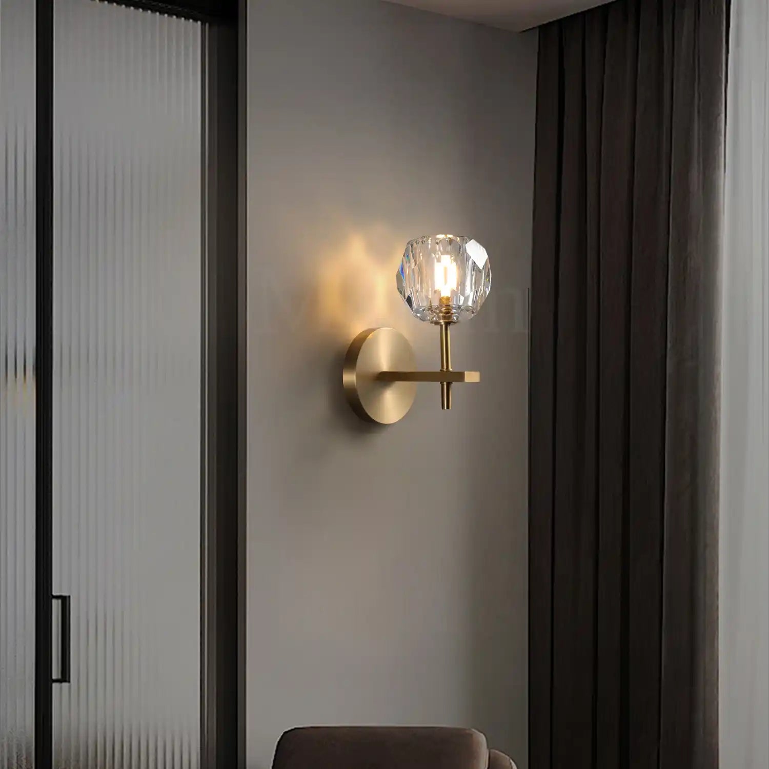 Bouble De Crystal Wall Sconce