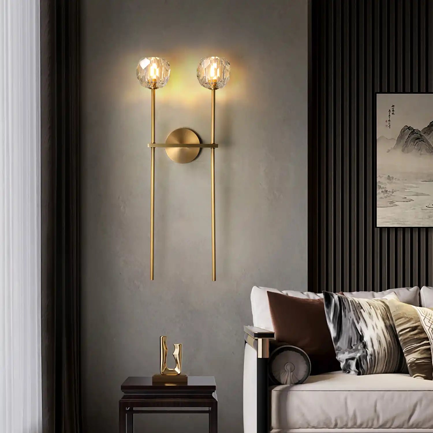 Bouble De Crystal Wall Sconce
