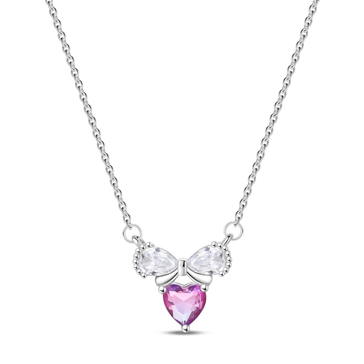 Trivellolab Bow & Heart Elegance Necklace
