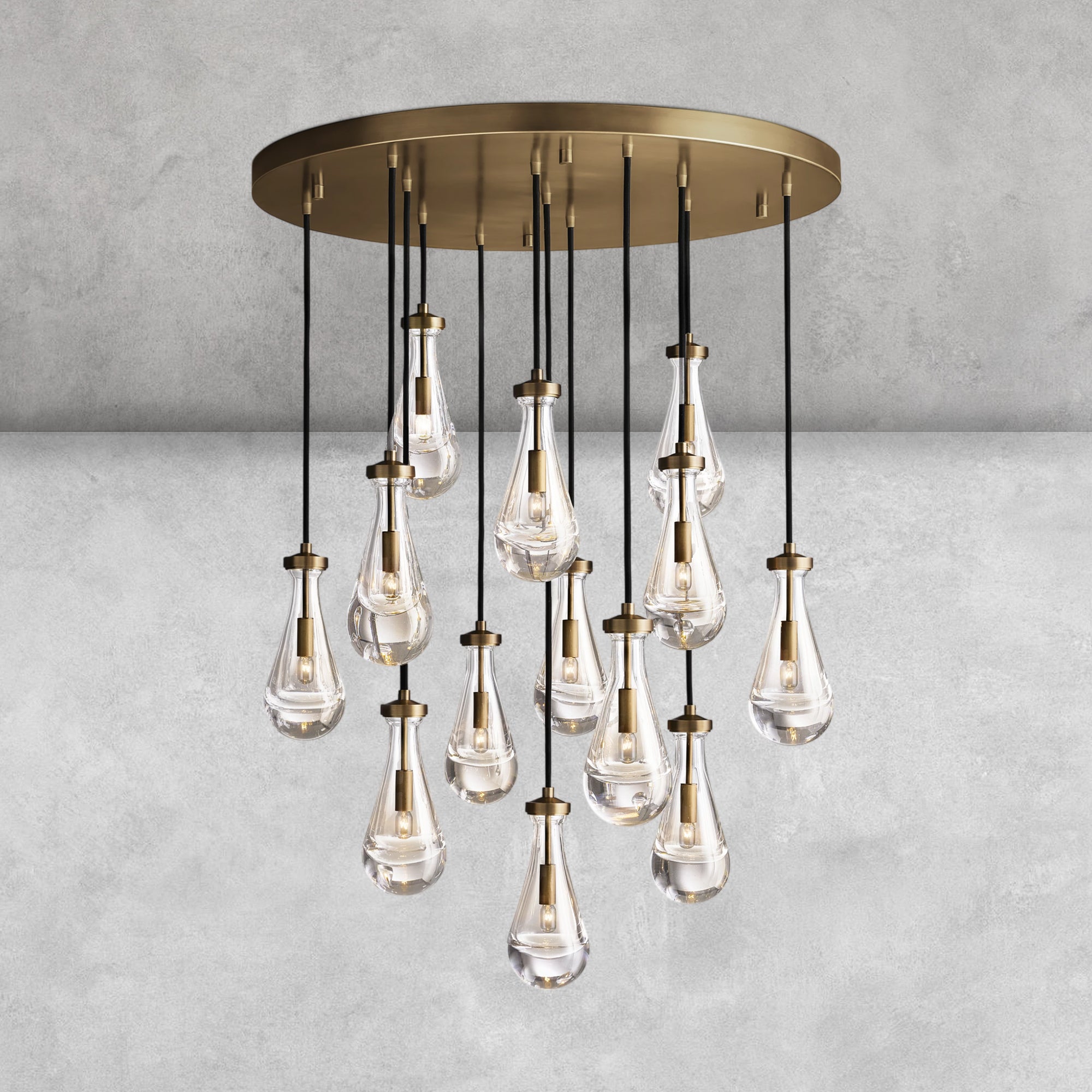 Raindrop Round Chandelier