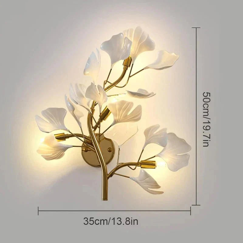 Calla Modern Leaf Wall Lamp - Warm Light 2700KTrivellolab