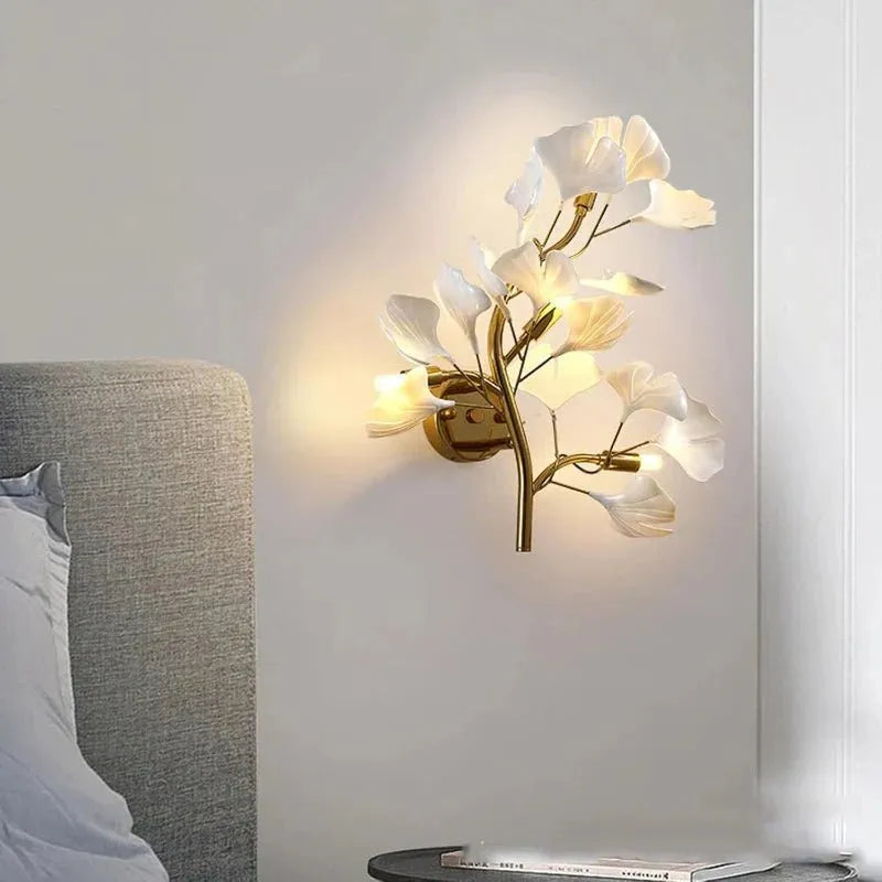 Calla Modern Leaf Wall Lamp - Warm Light 2700KTrivellolab