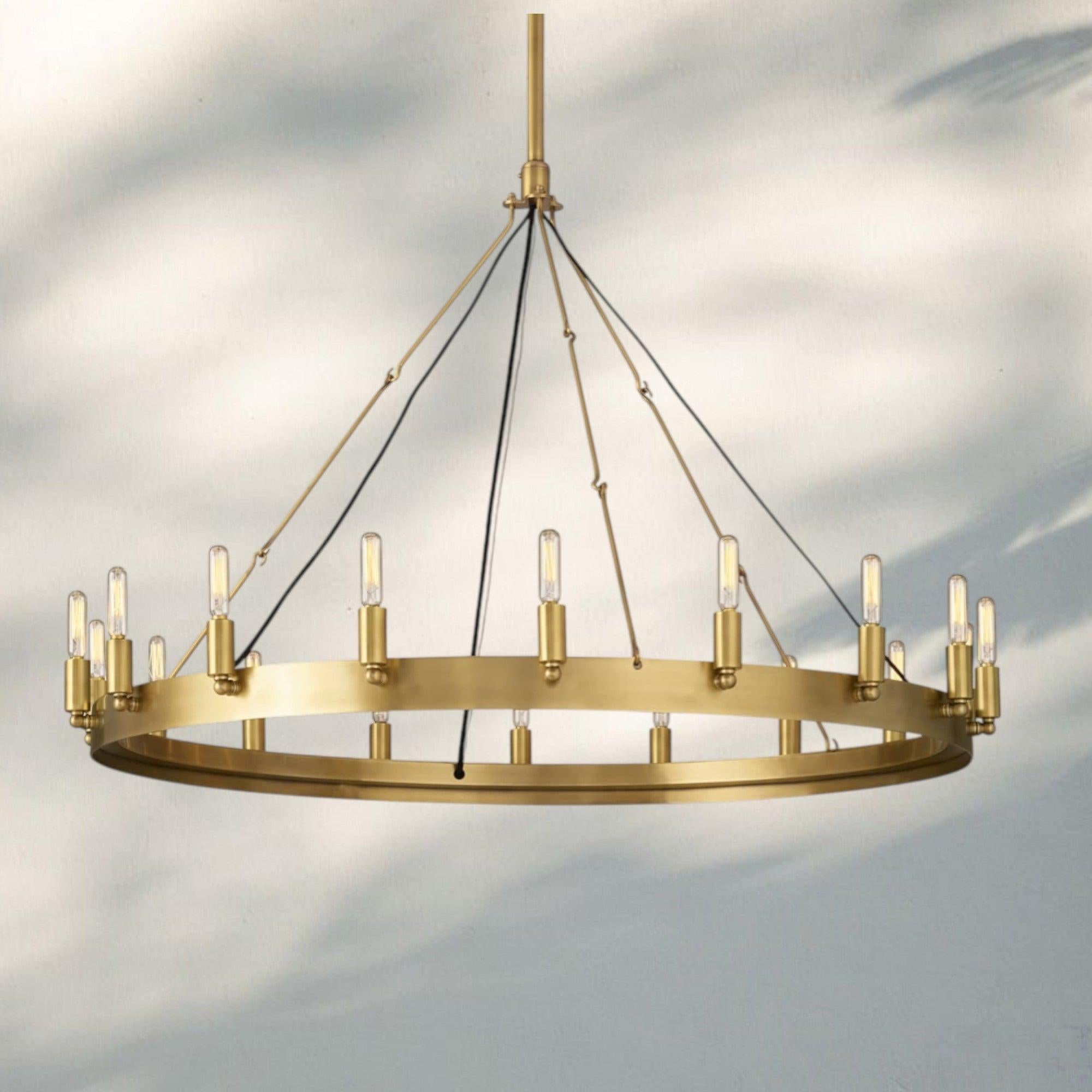 Camina Luxury Vintage Round Chandelier-