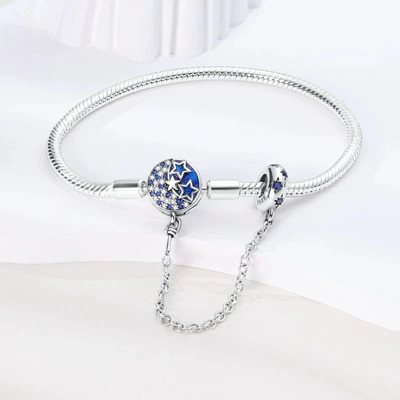 Trivellolab Celestial Stars Bracelet with Safety Chain