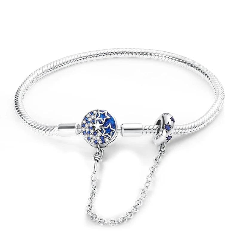 Trivellolab Celestial Stars Bracelet with Safety Chain