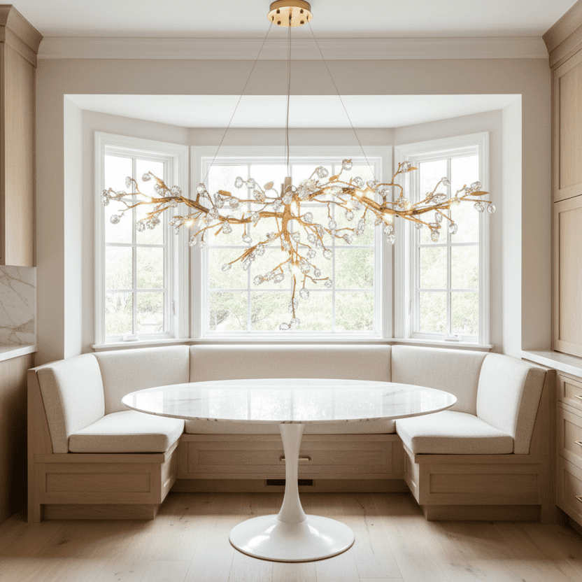 Cherry Blossom Branch Tree Chandelier - 49" LengthDark CopperTrivellolab