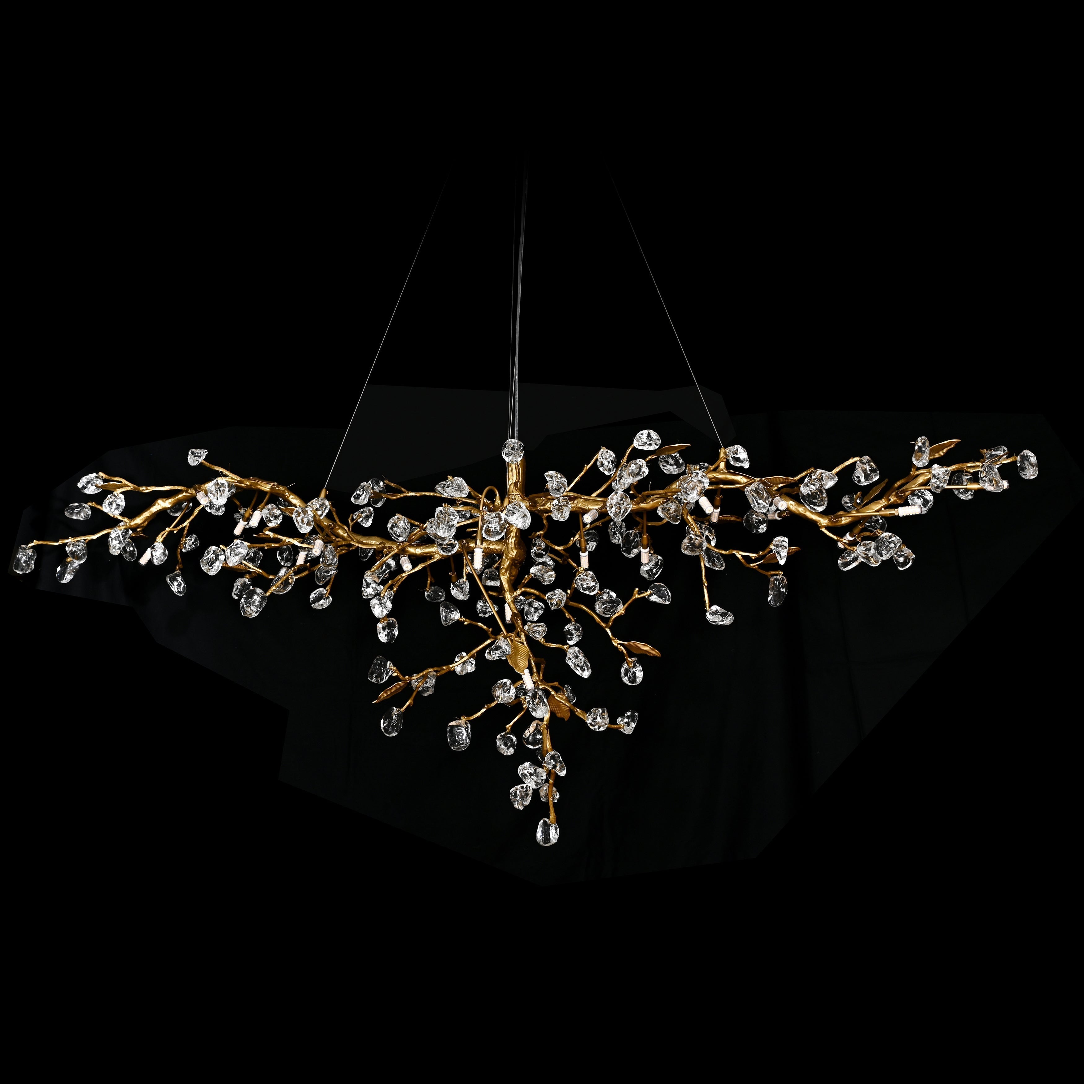 Cherry Blossom Branch Tree Chandelier - 49" LengthDark CopperTrivellolab