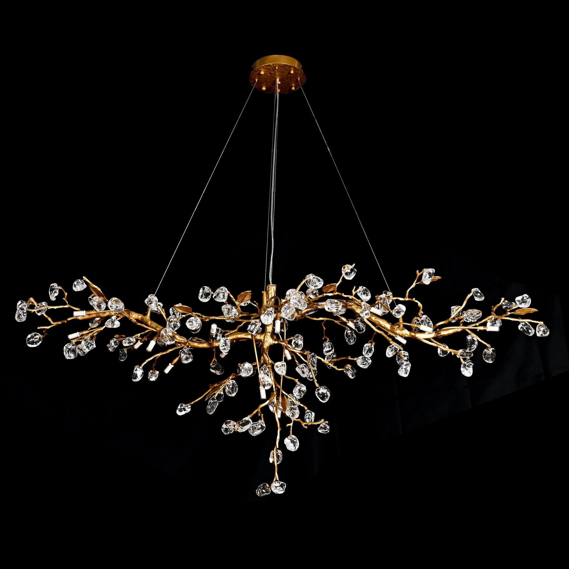 Cherry Blossom Branch Tree Chandelier - 49" LengthDark CopperTrivellolab