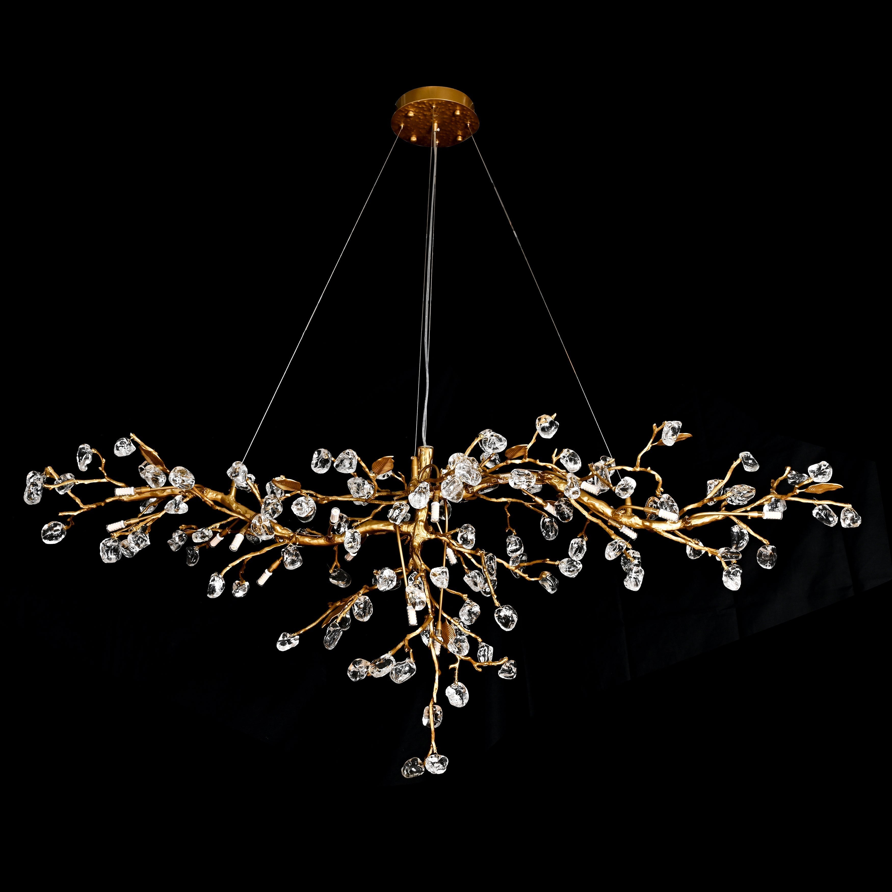 Cherry Blossom Branch Tree Chandelier - 49" LengthDark CopperTrivellolab