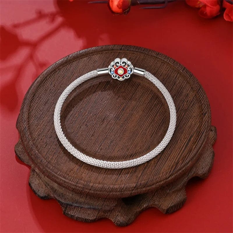 Trivellolab Chinese New Year Sparkling Studded Chain Bracelet