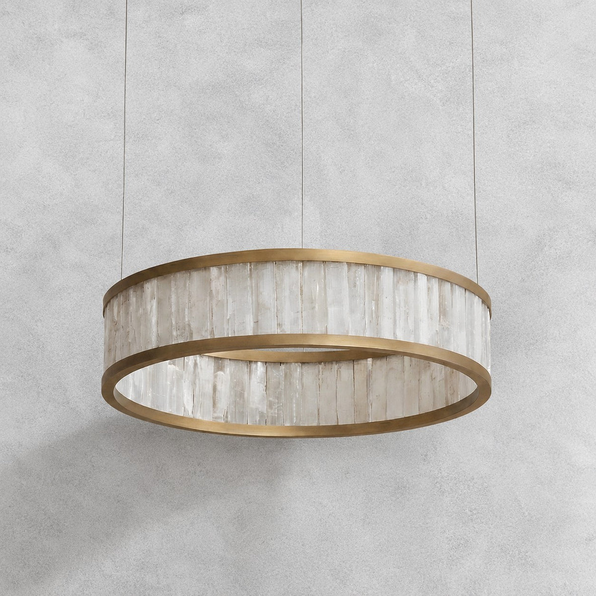 Crystara Modern Natural Stone Chandelier