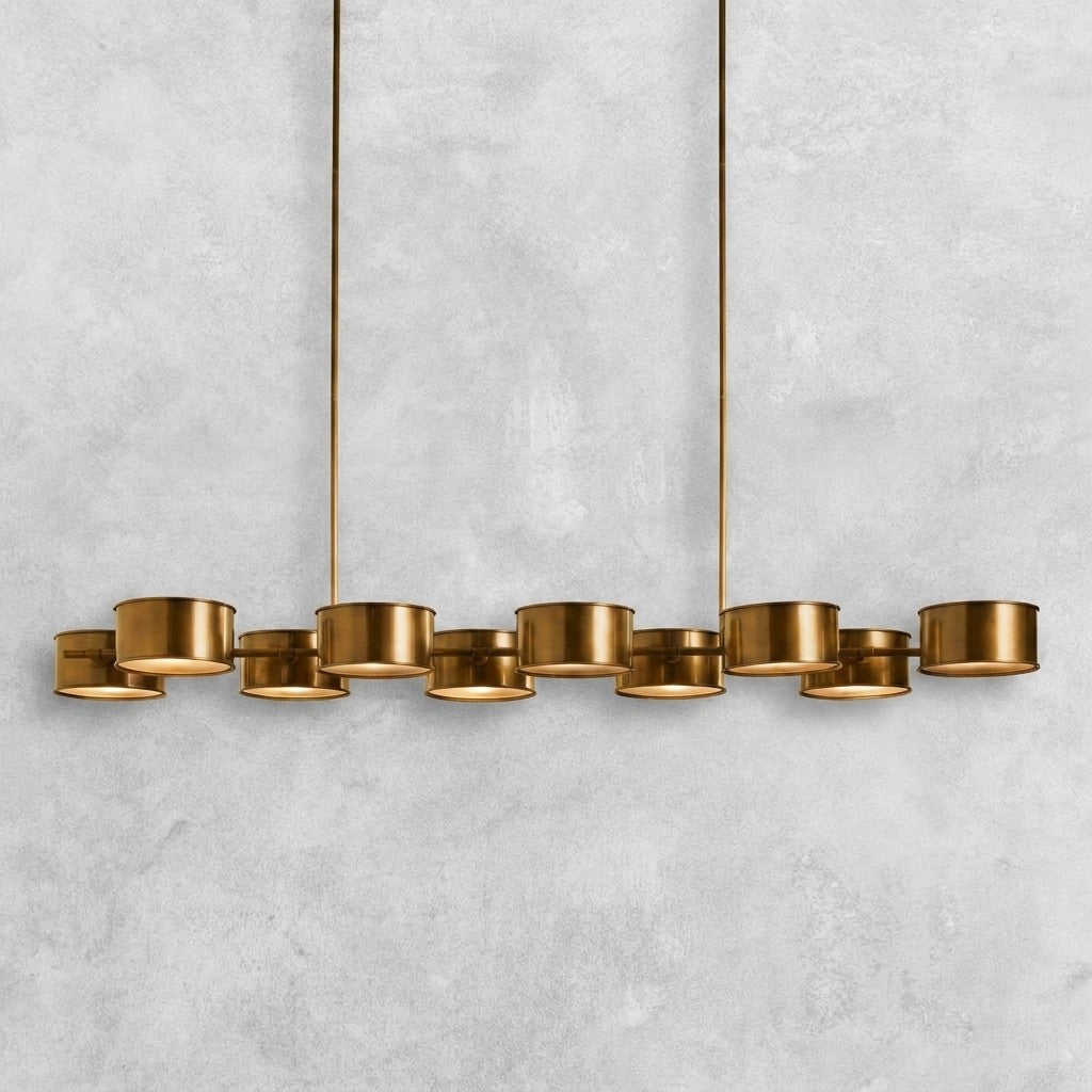 Daphne Metal Linear Chandelier 62''72''