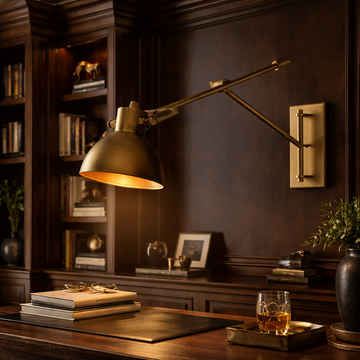 Machinise Swing-Arm Task Sconce