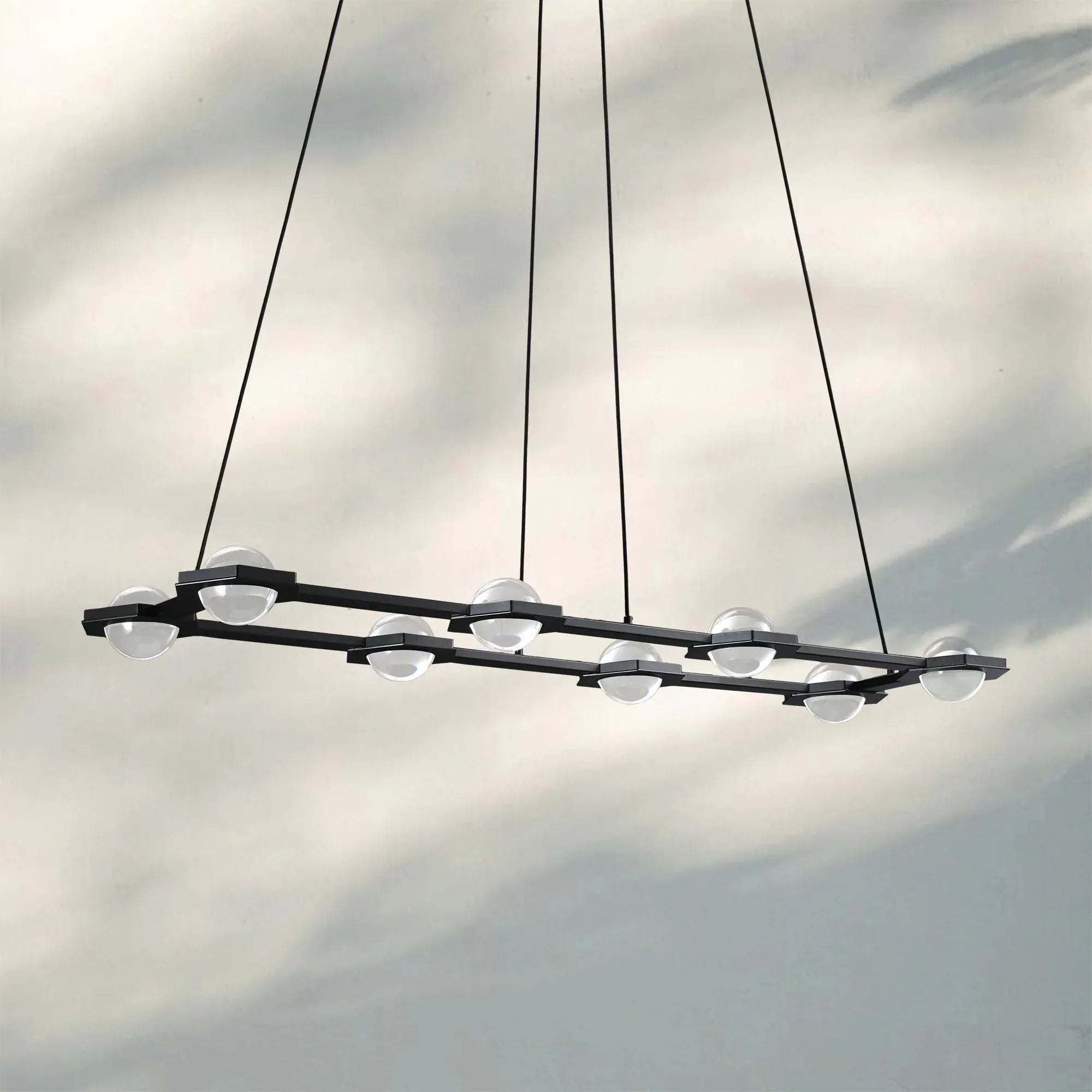 Eclatent Rectangular Chandelier 54" 72"-