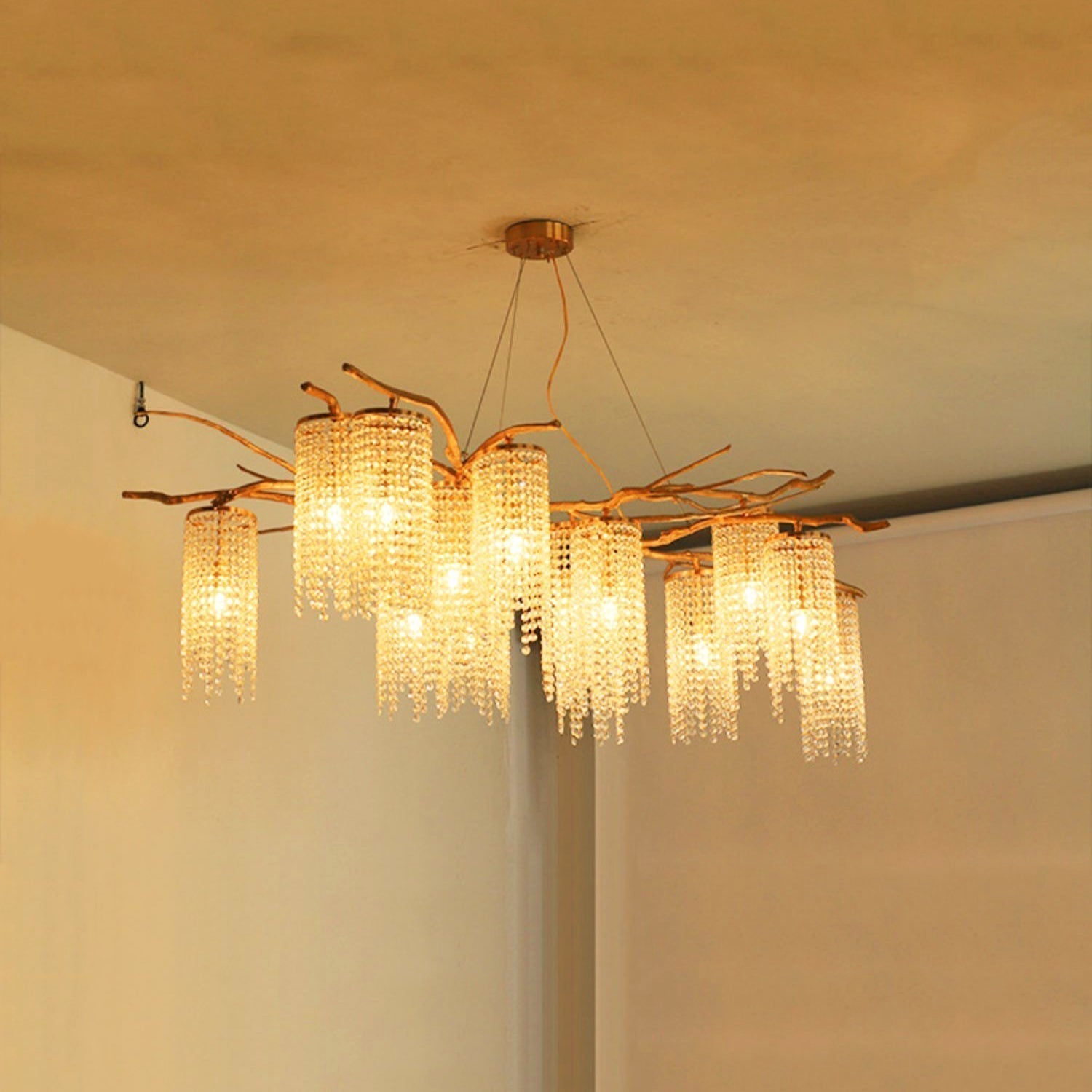 Forest Dawn Brass Branch Chandelier - L 63″ x W 31.5″ x H 17.7″Dark CopperTrivellolab