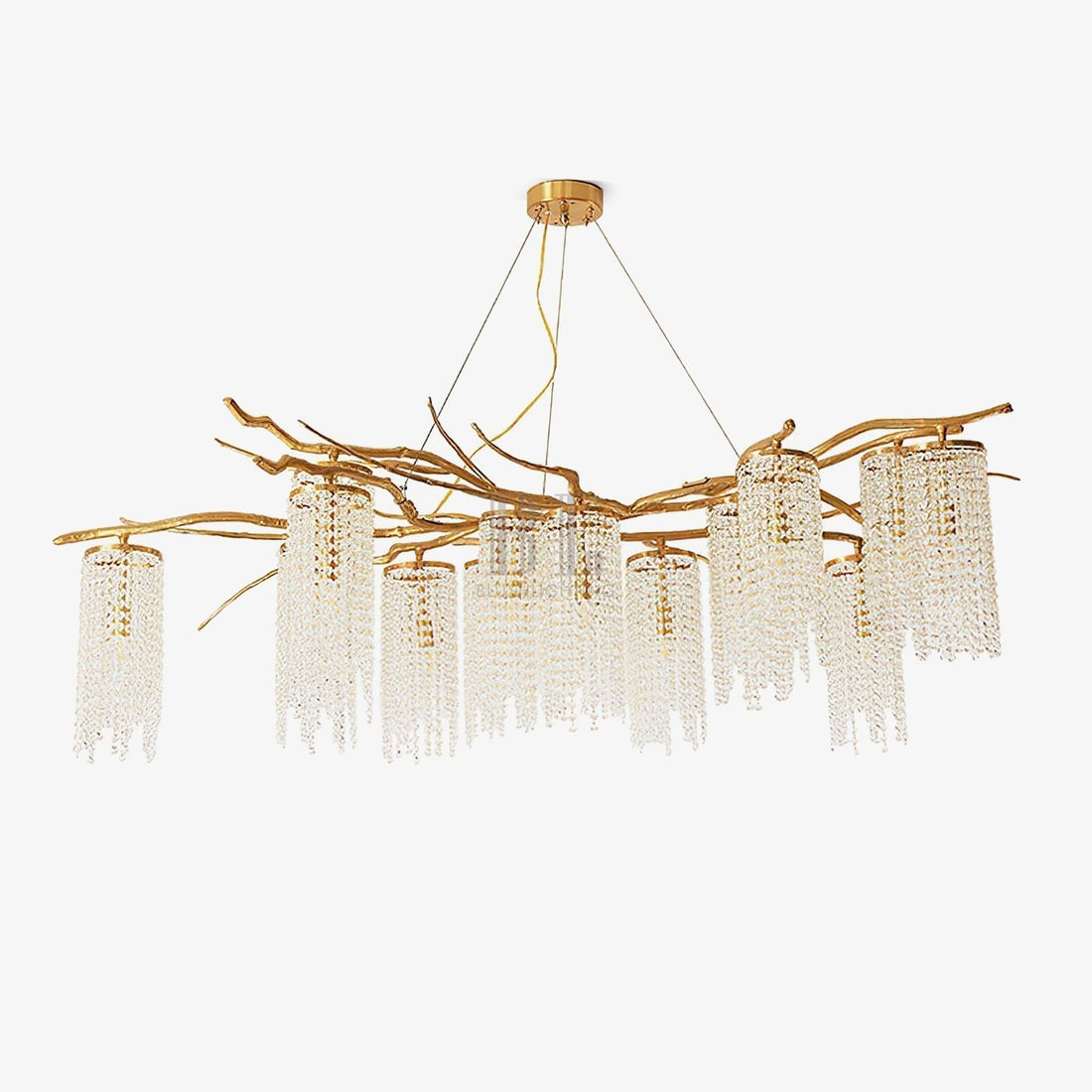 Forest Dawn Brass Branch Chandelier - L 63″ x W 31.5″ x H 17.7″Dark CopperTrivellolab