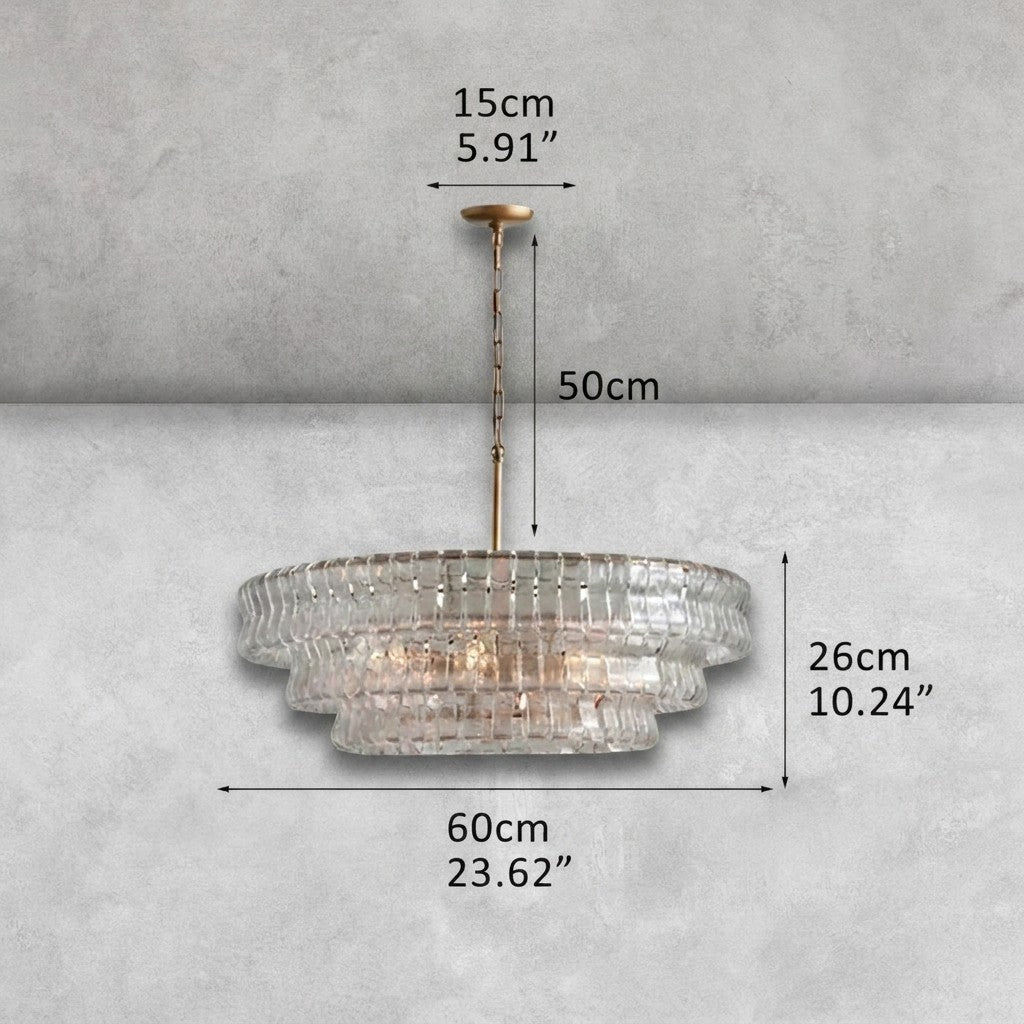 Ghiaccio Round Chandelier
