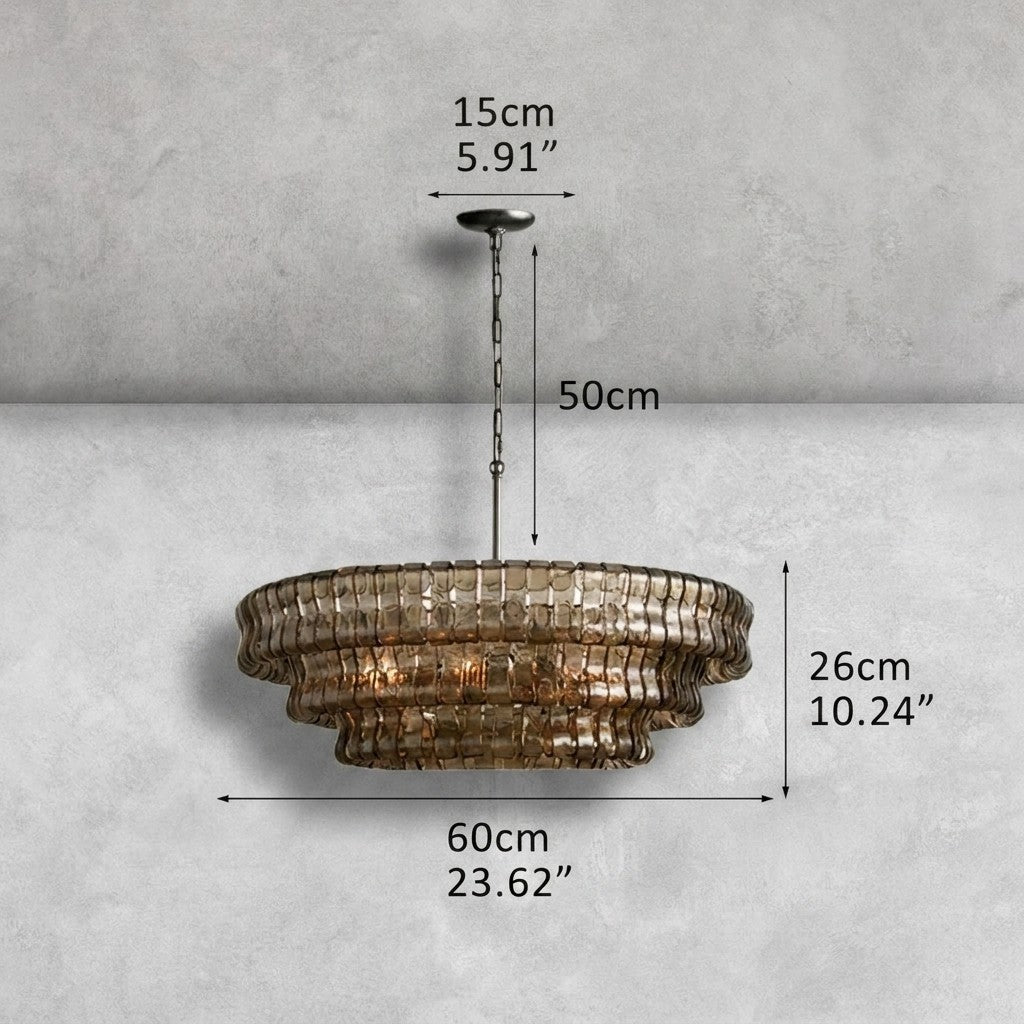 Ghiaccio Round Chandelier