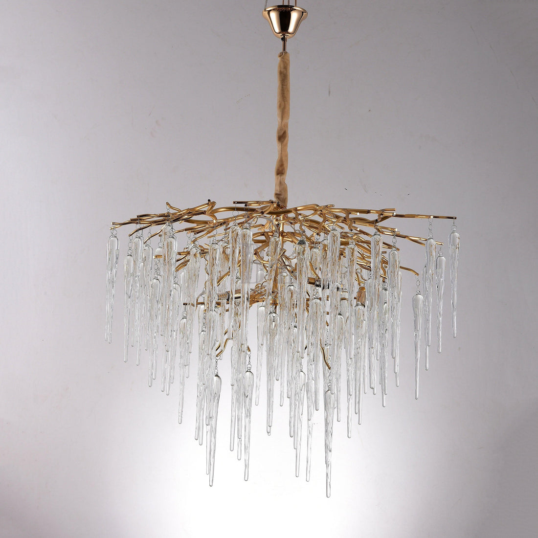 Glacier Organic Branch Round Chandelier - 20" diameterDark CopperTrivellolab