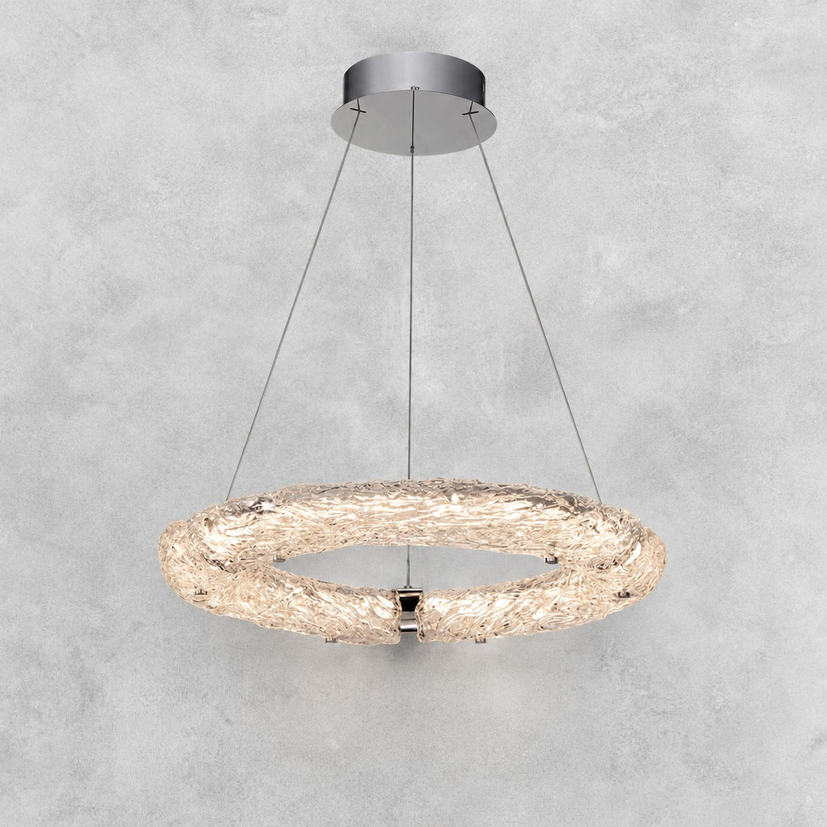 Glitter Glamorous Modern Glass Chandelier