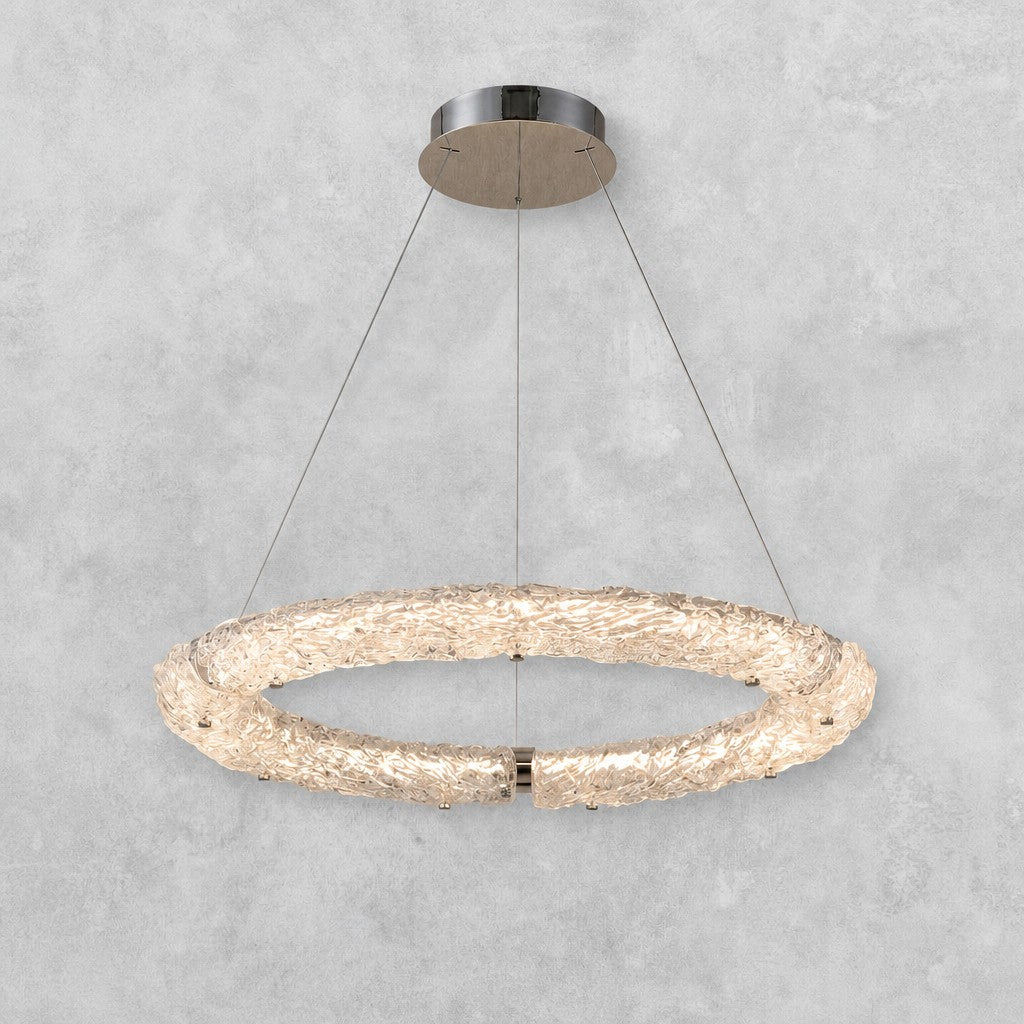 Glitter Glamorous Modern Glass Chandelier