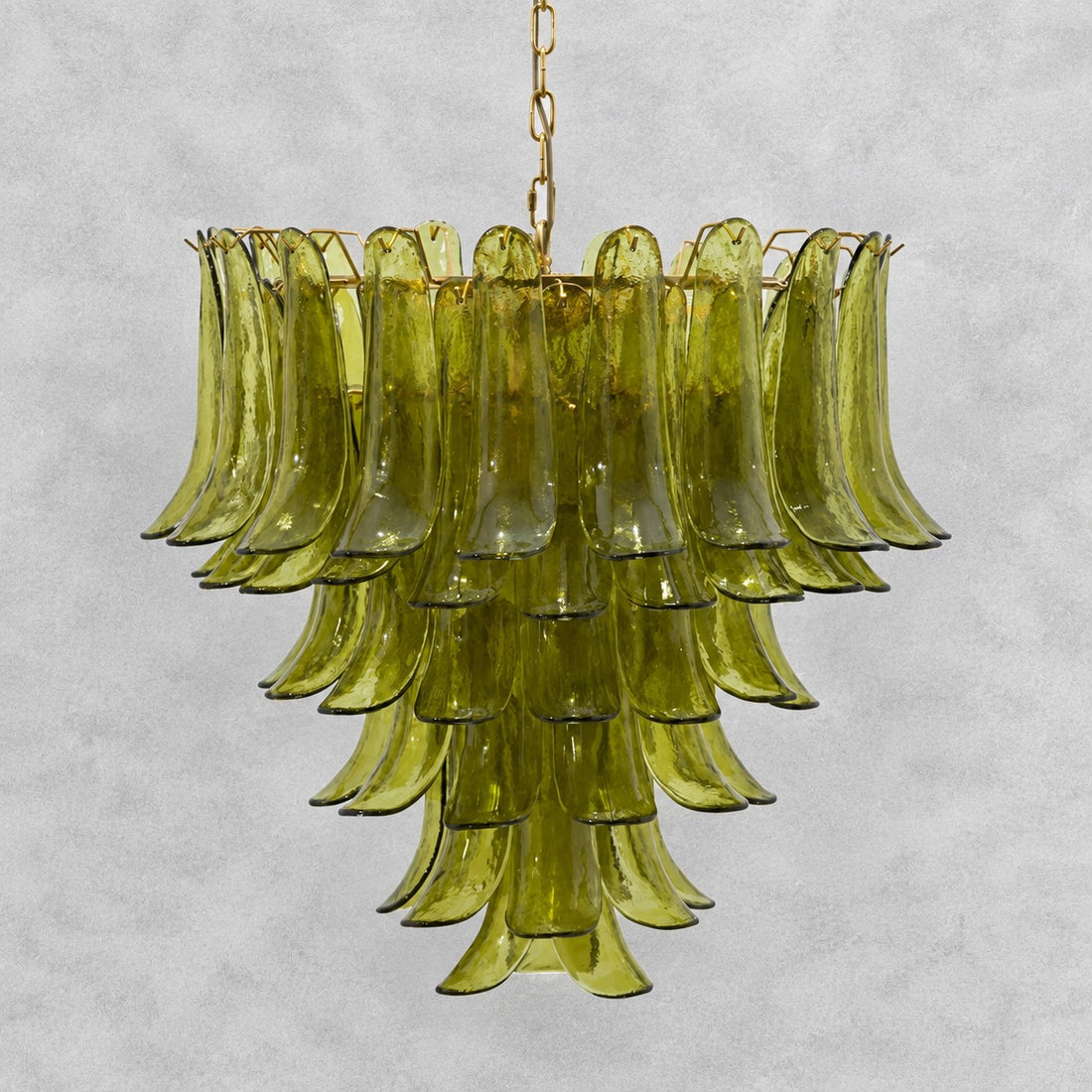 Green Petalo Murano Chandelier