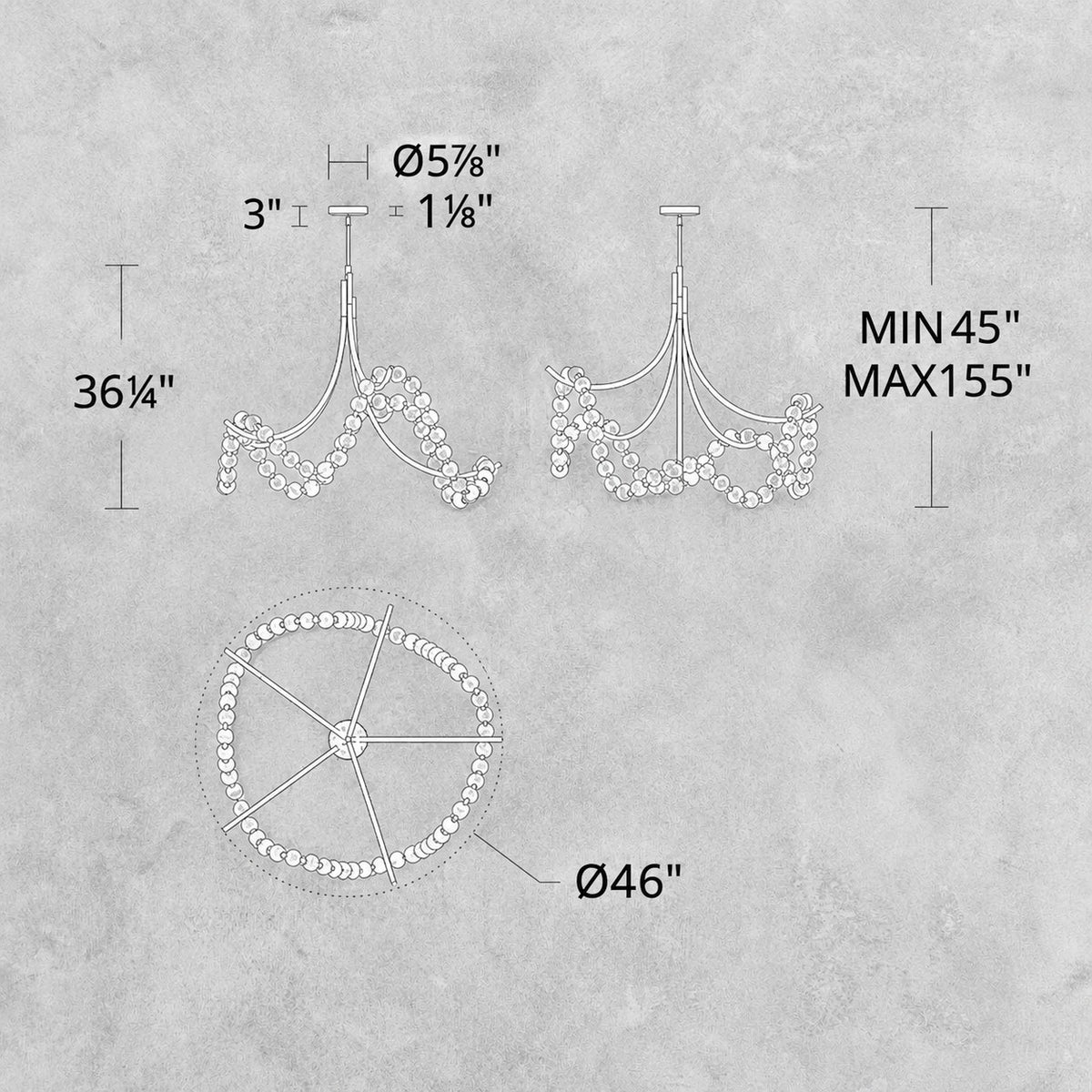 Grid Master Chandelier